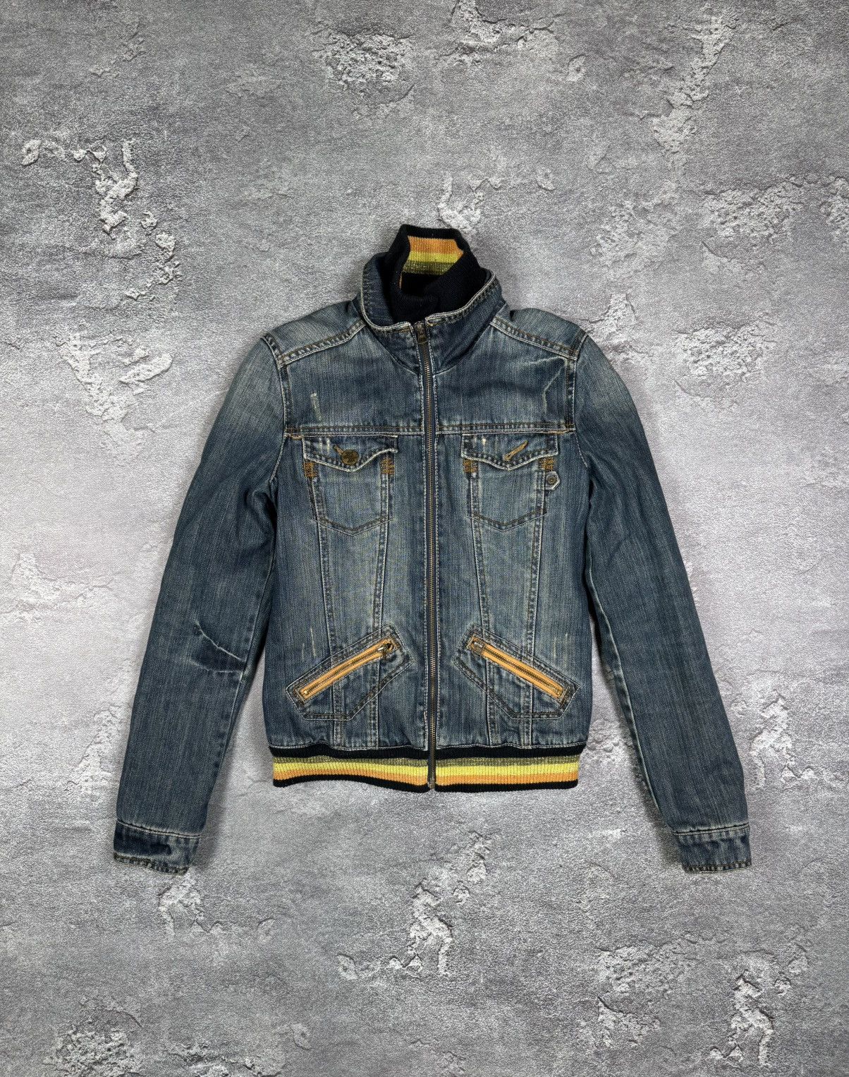 If Six Was Nine If Six Was Nine Cropped Denim Jacket Size M Streetwear Size M / US 6-8 / IT 42-44 - 5 Thumbnail
