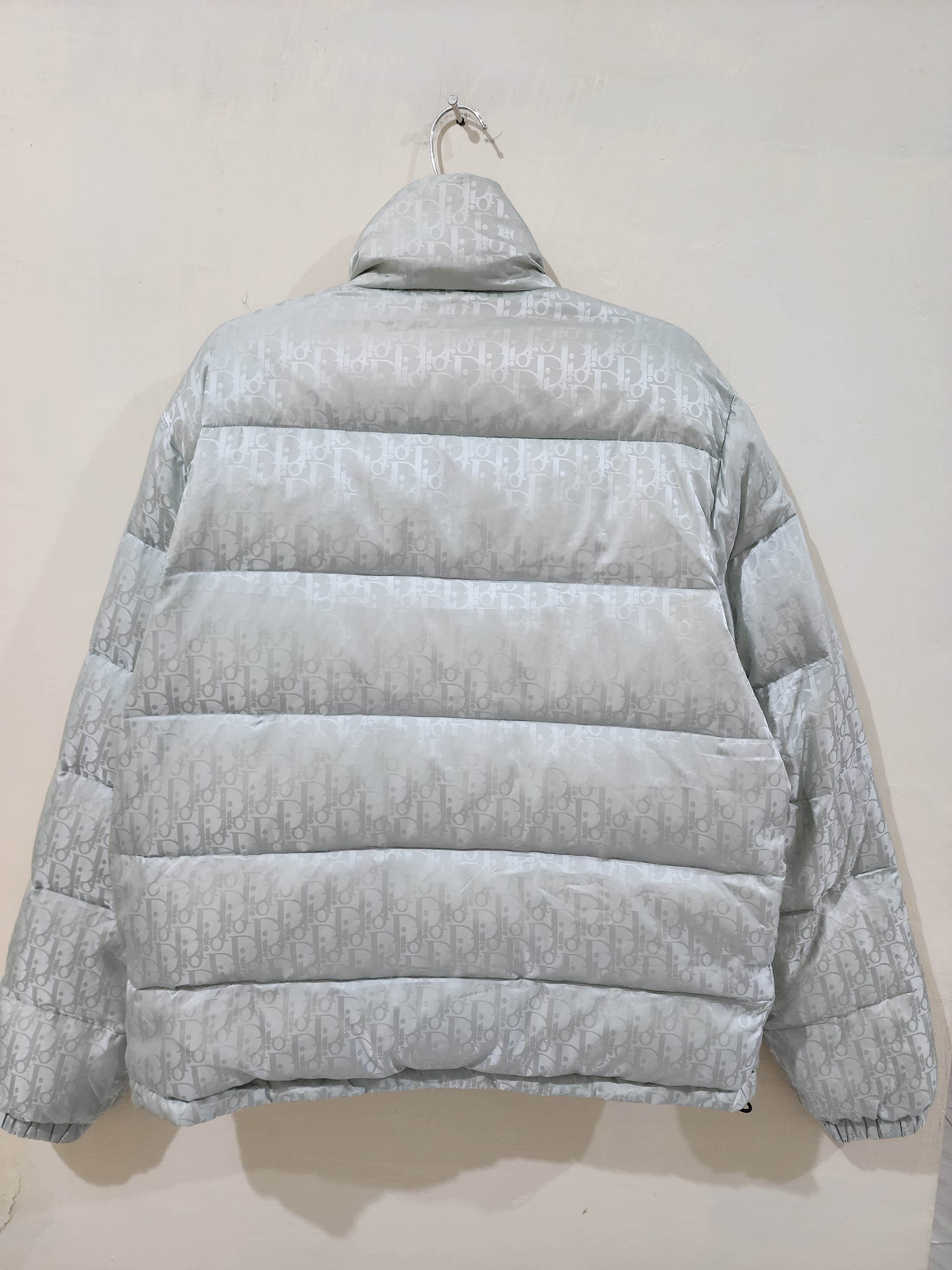 Dior Dior Classic Oblicque Full Print Logo Down Jacket Size US L / EU 52-54 / 3 - 1 Thumbnail