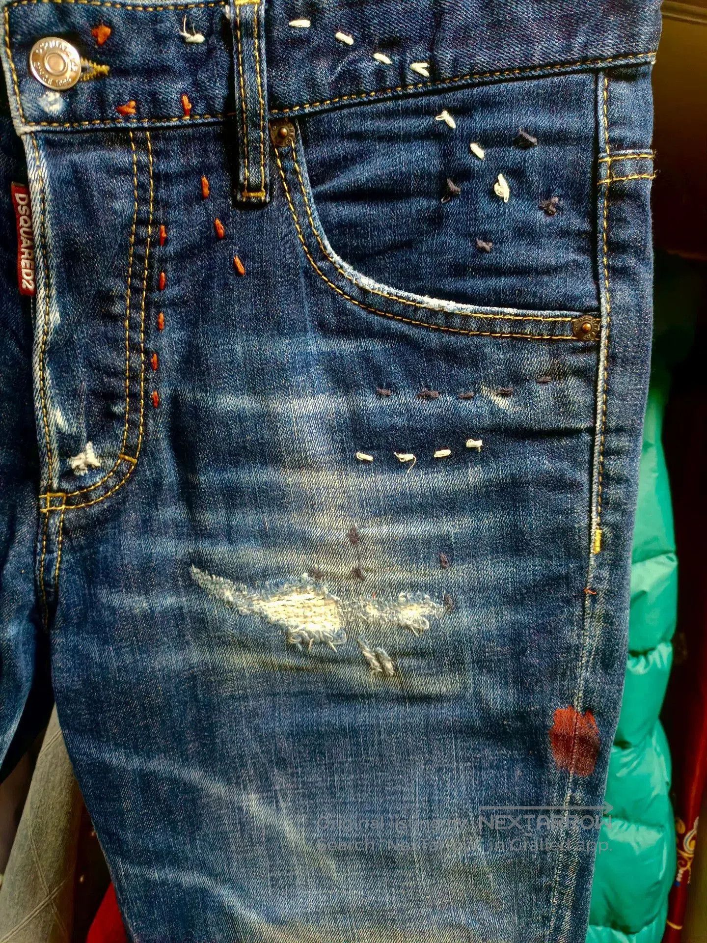 Dsquared2 Dsquared2 Colorful Stitch Jeans. Size US 30 / EU 46 - 5 Thumbnail