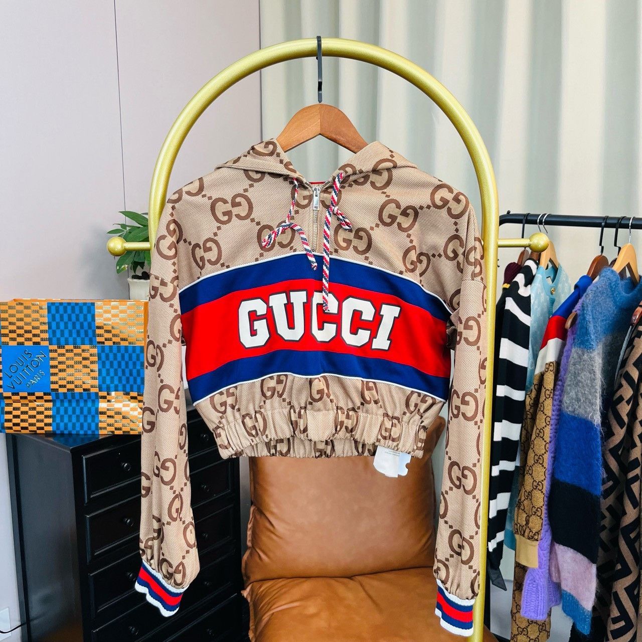 Gucci Gucci Size S Blue dark pattern full-print trousers 2501-Nex Size US 28 / EU 44 - 1 Thumbnail