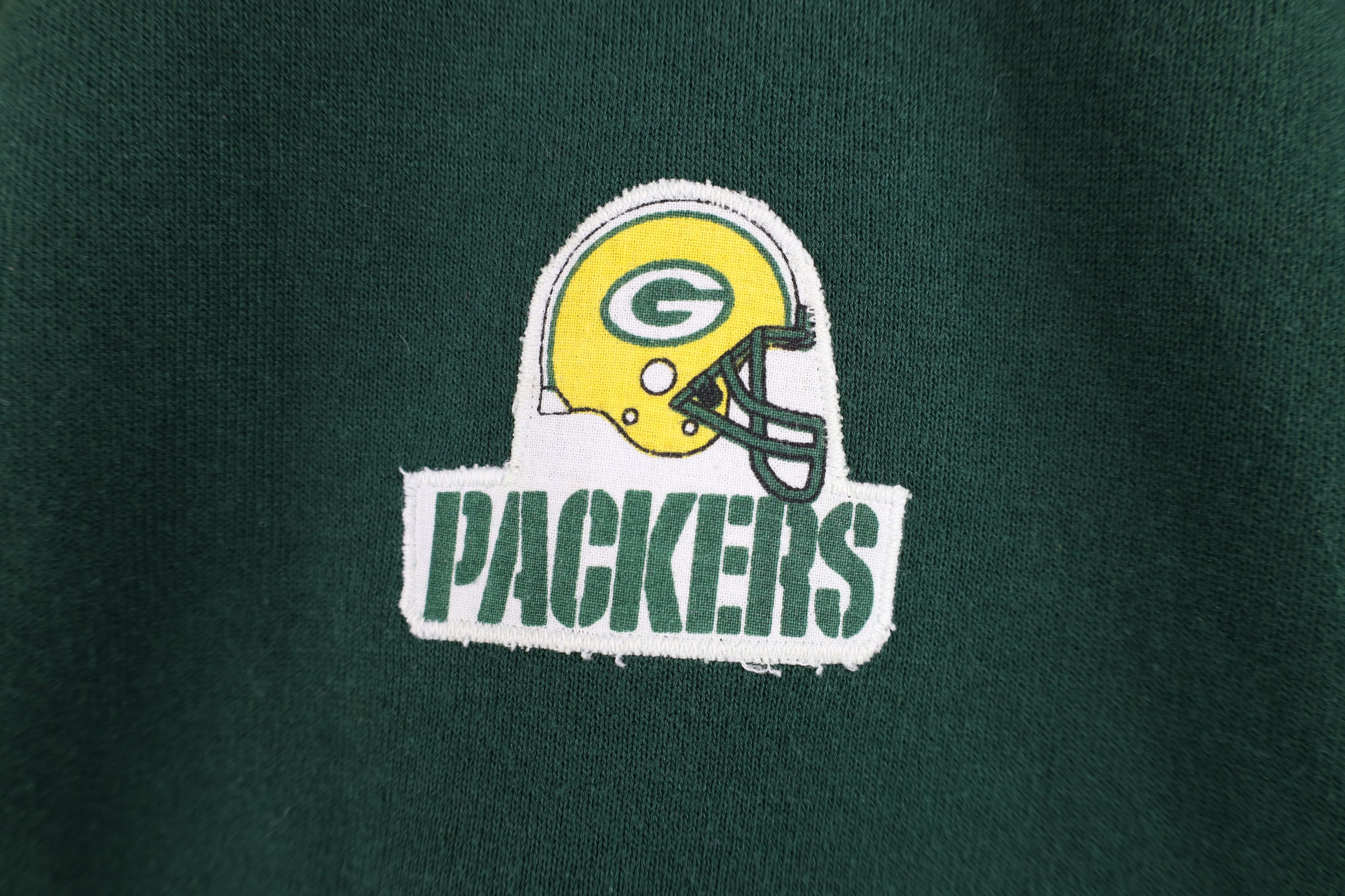 Vintage Vintage 90s Bay Packers Football Cardigan Sweatshirt USA Size L / US 10 / IT 46 - 4 Thumbnail