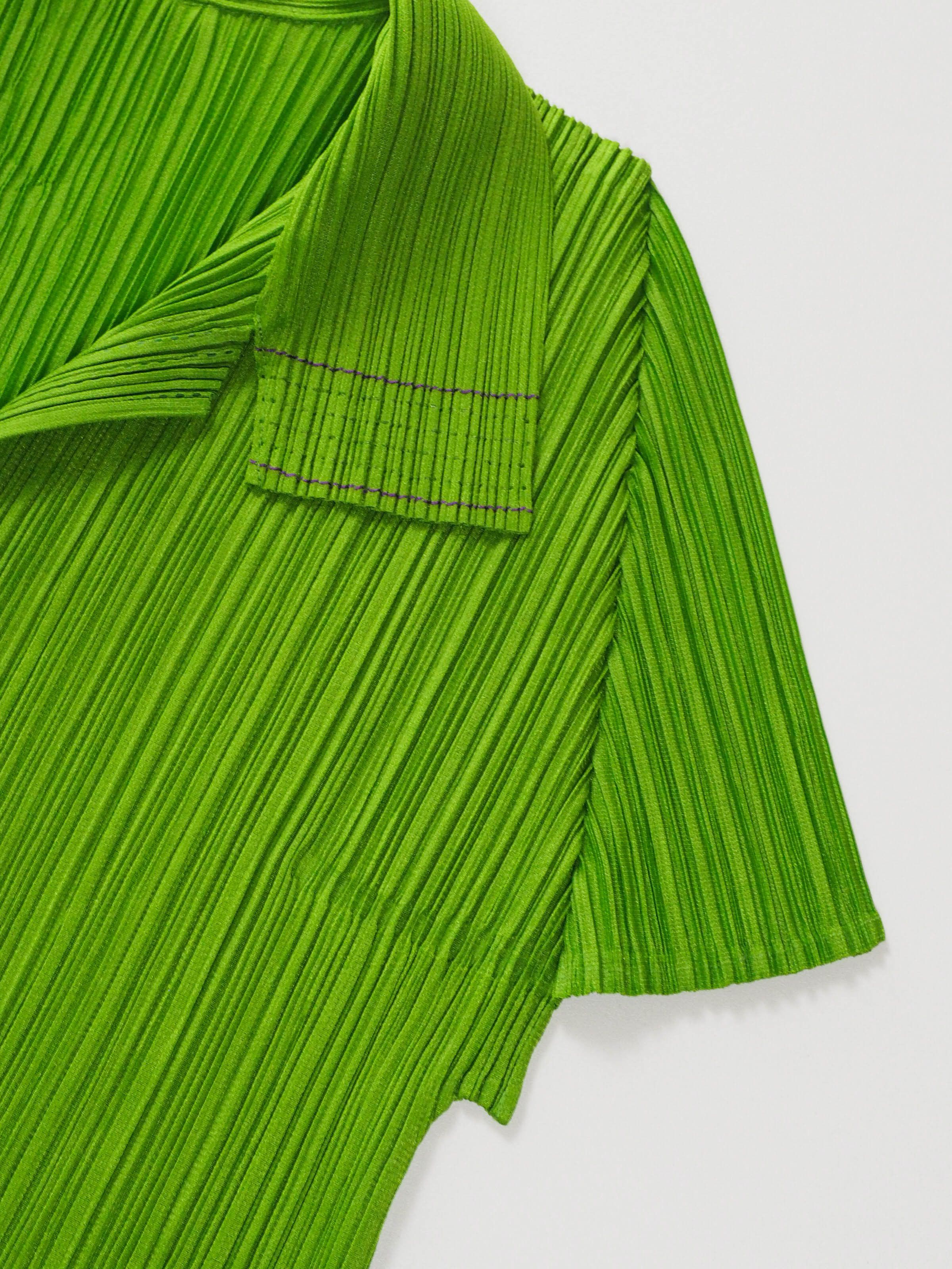 Pleats Please Issey Miyake Pleats Please Issey Miyake Pleated Polo Top Size L / US 10 / IT 46 - 6 Thumbnail