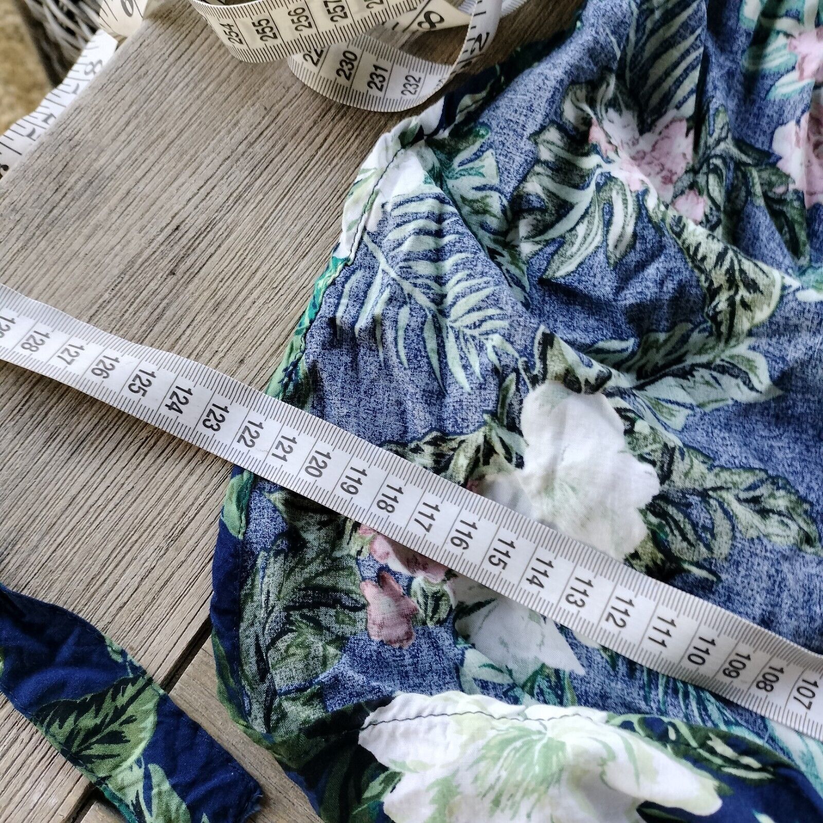 Designer Ivory Dress Floral Wrap Midi Bell Sleeve Ruffle Cocktail Size L / US 10 / IT 46 - 9 Thumbnail