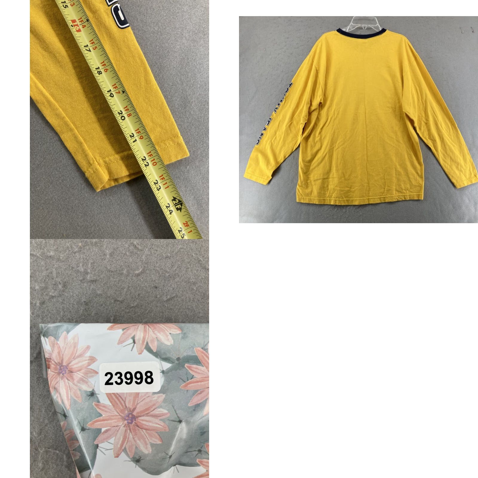 Tommy Hilfiger Tommy Hilfiger Mens T-Shirt S Yellow Graphic Ski Logo 90s Preppy Fall Winter Size US S / EU 44-46 / 1 - 8 Thumbnail