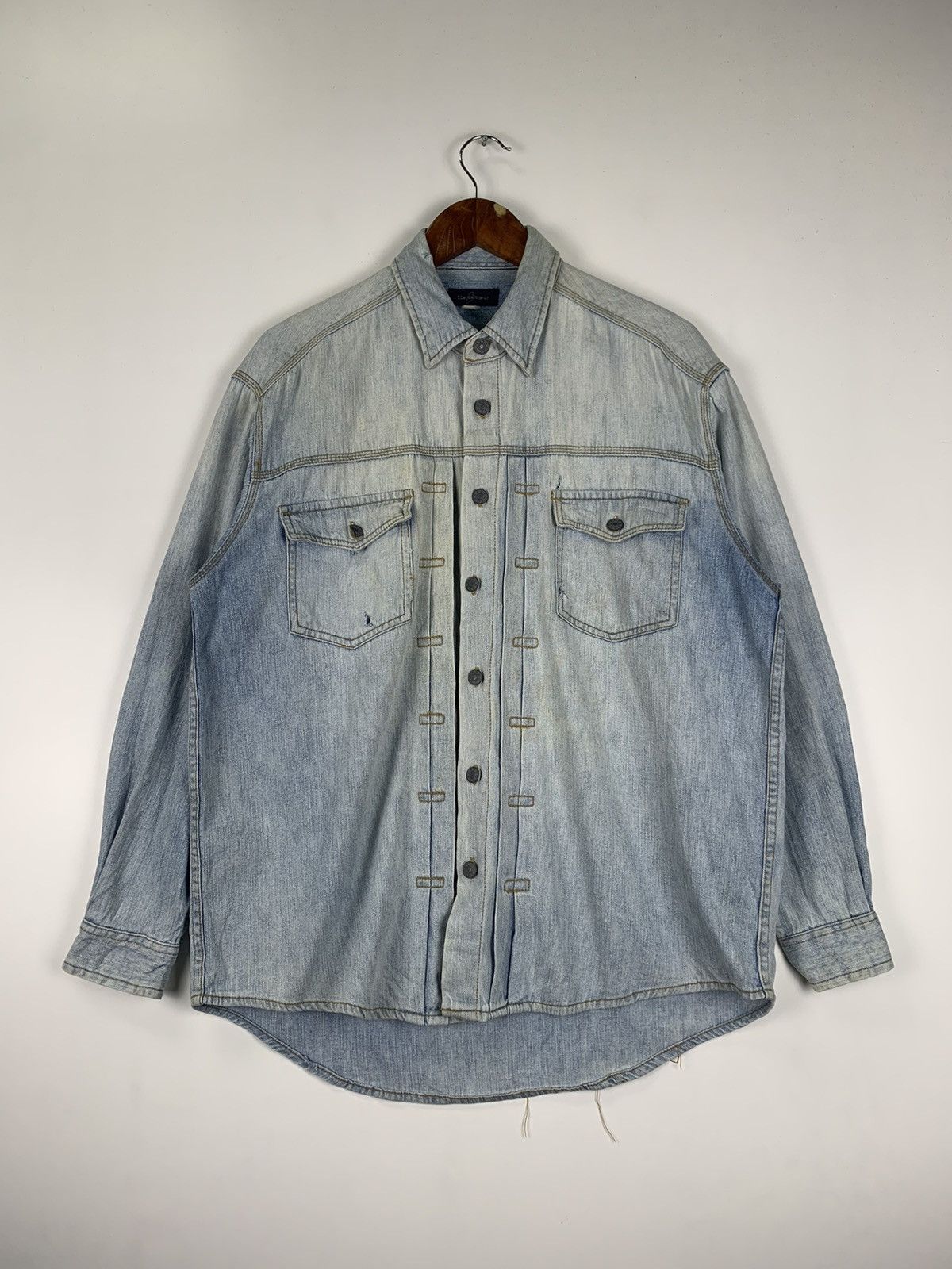 Japanese Brand × Vintage Vintage Japanese Denim Jacket Size US L / EU 52-54 / 3 - 2 Thumbnail