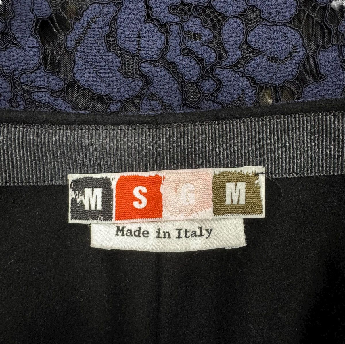 MSGM MSGM Skirt Knee-Length Lace Embroidery Floral Wool Polyester Size 27" / US 4 / IT 40 - 11 Thumbnail
