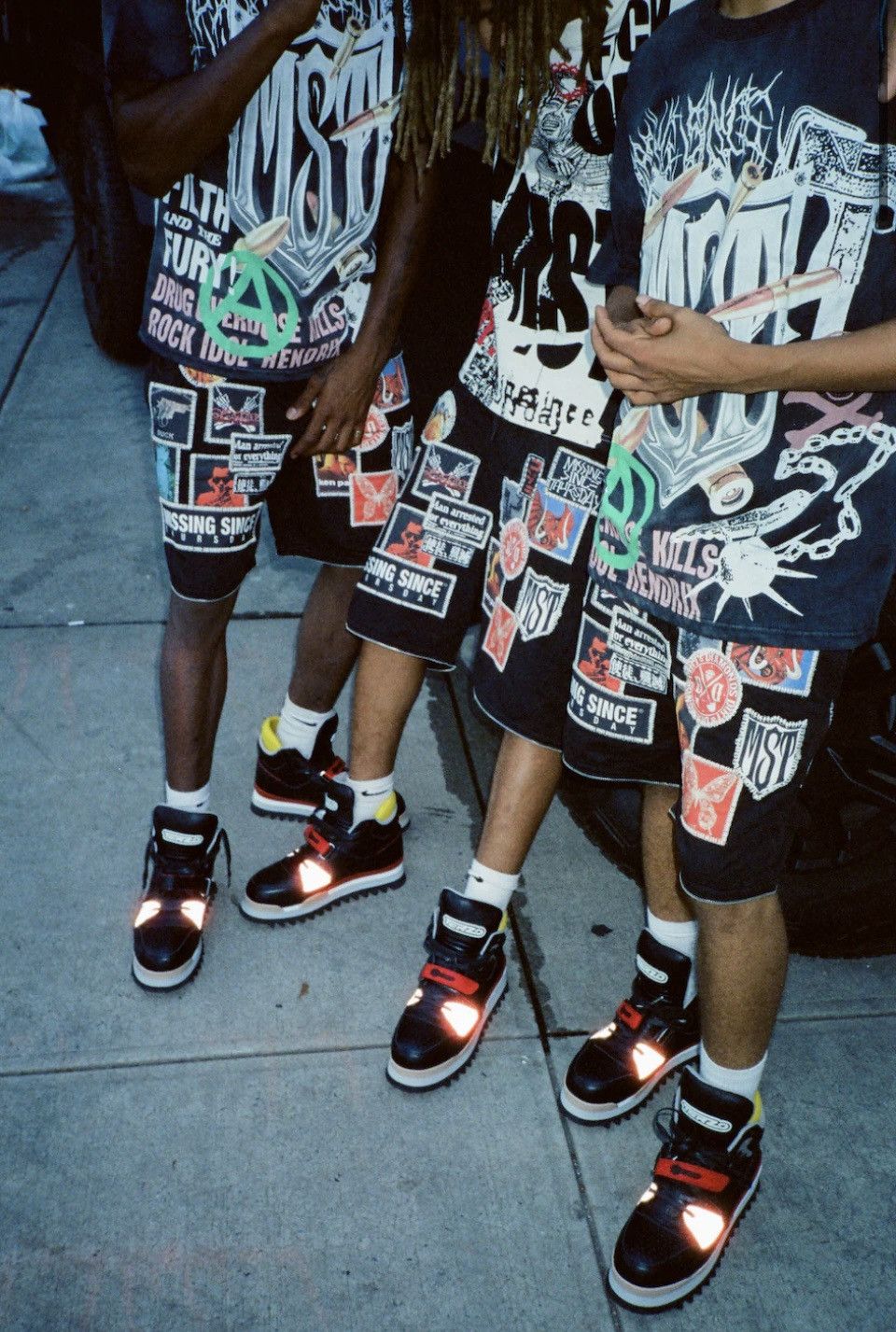 City Morgue × Missing Since Thursday (LIKE NEW) MST Patched Shorts Size US 34 / EU 50 - 2 Thumbnail