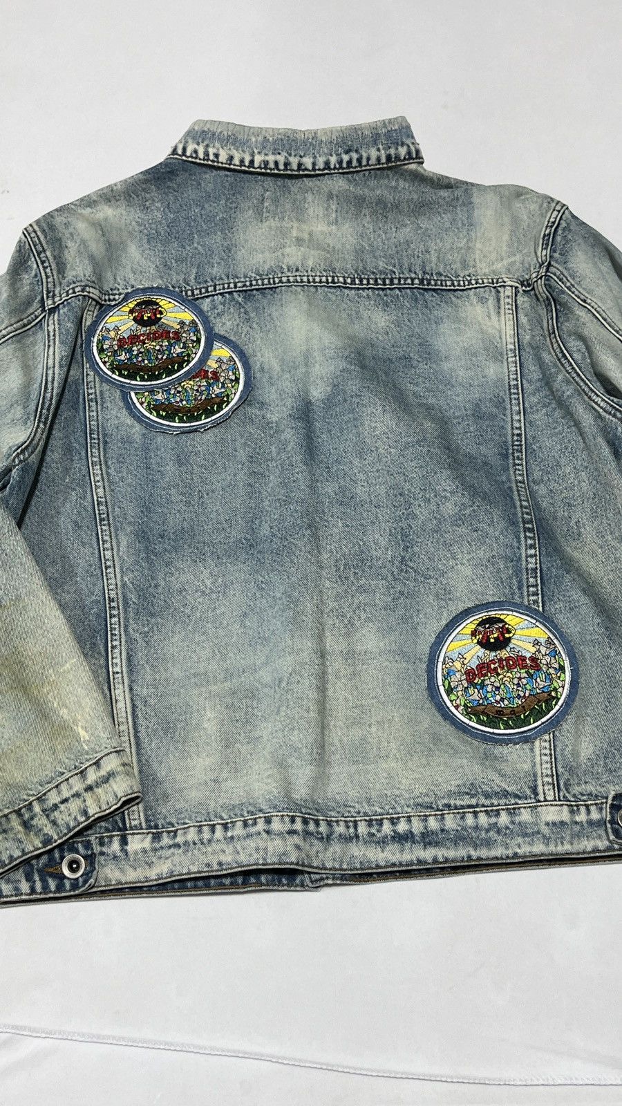 Who Decides War Who Decides War Acid Sphere Denim Jacket Size US L / EU 52-54 / 3 - 12 Thumbnail