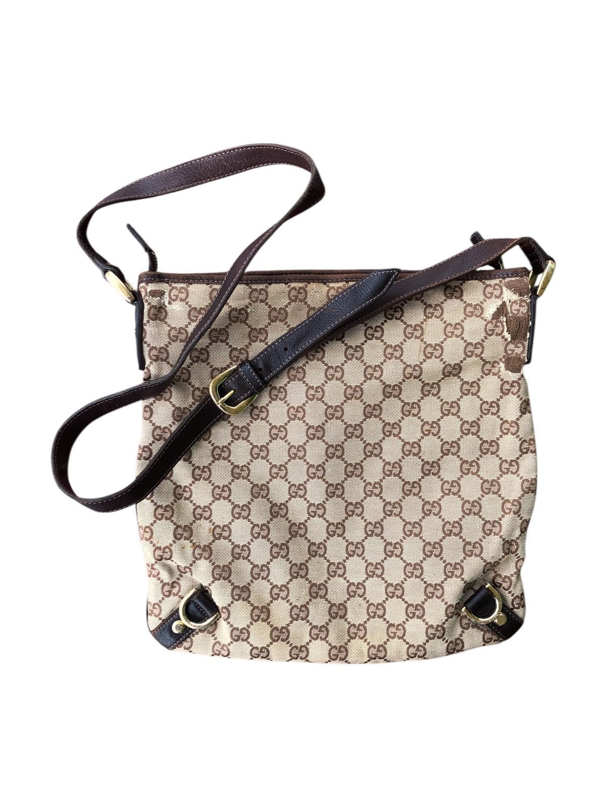 Gucci GUCCI GG 131326 Canvas Shoulder Crossbody Bag Vintage 00s Size ONE SIZE - 3 Thumbnail