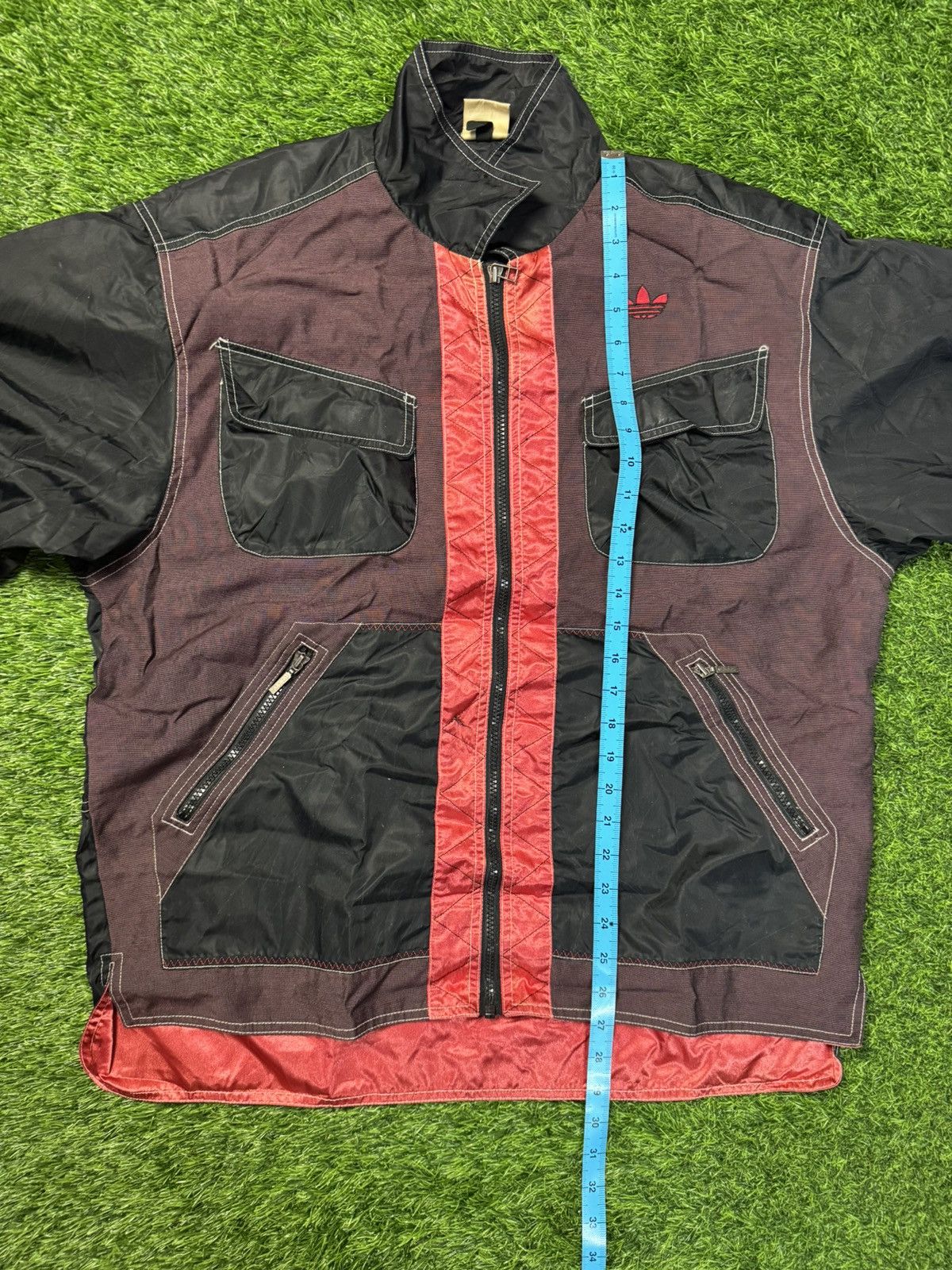 Adidas × Vintage vintage ADIDAS - zipper windbreaker jacket Size US L / EU 52-54 / 3 - 10 Thumbnail