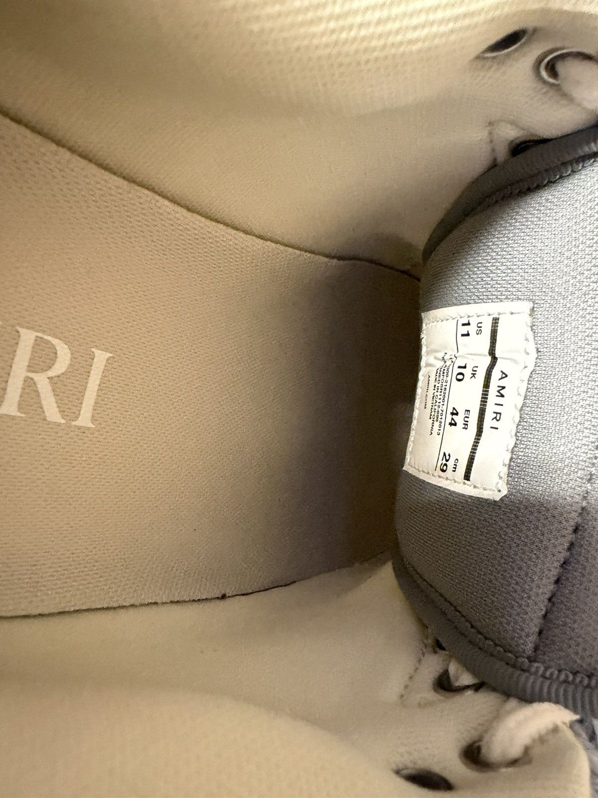 Amiri Amiri skel low top crystal Size US 11 / EU 44 - 4 Thumbnail