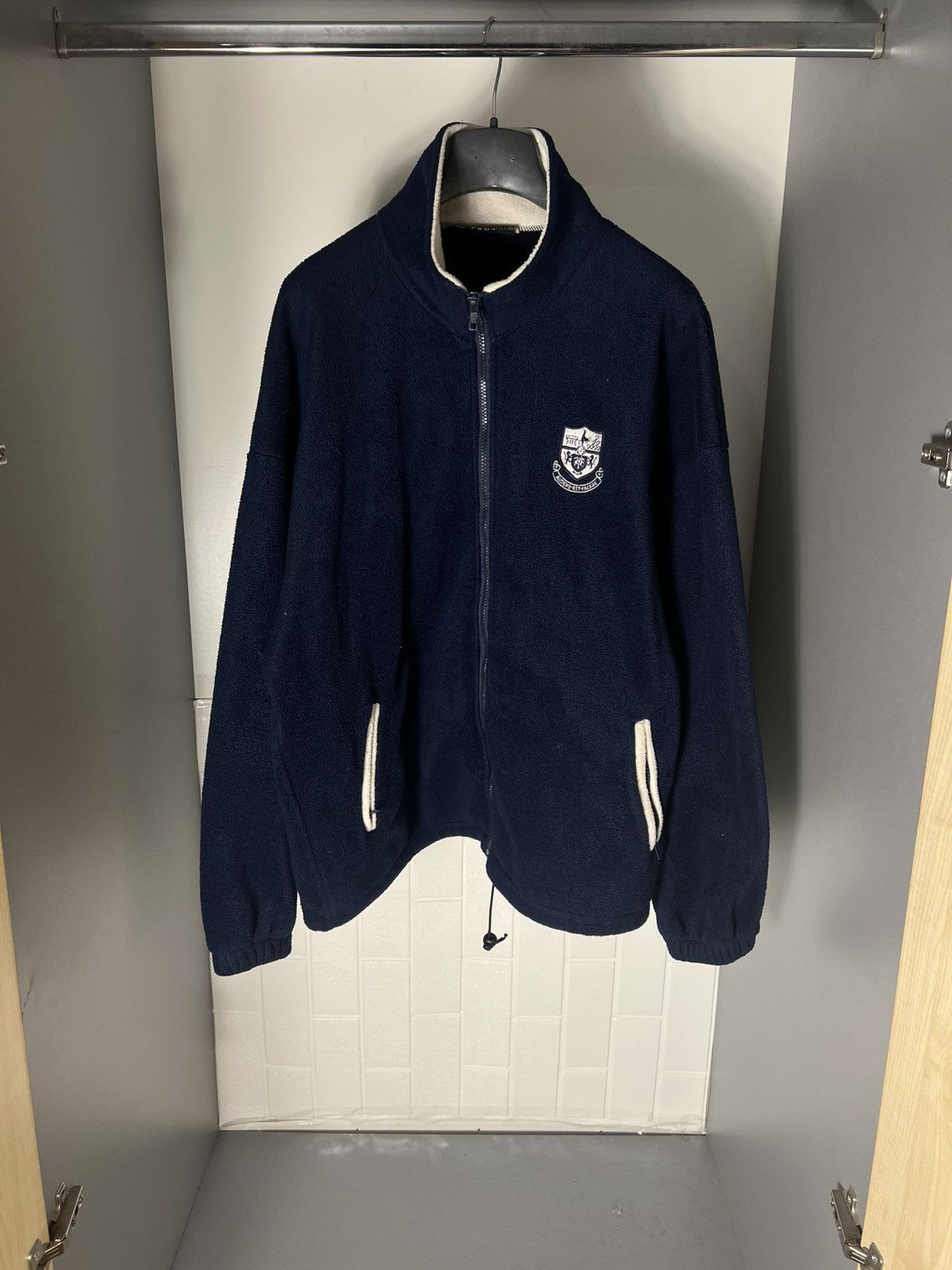 Vintage VERY RARE TOTTENHAM HOTSPUR ENGLAND SOCCER JACKET RETRO 90s Size US XL / EU 56 / 4 - 1 Thumbnail