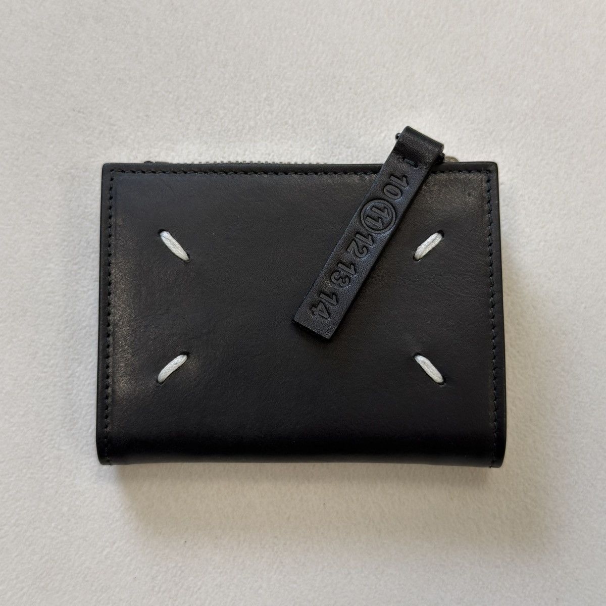 Maison Margiela A/W 20 Black Leather Zip Wallet Size ONE SIZE - 15 Thumbnail