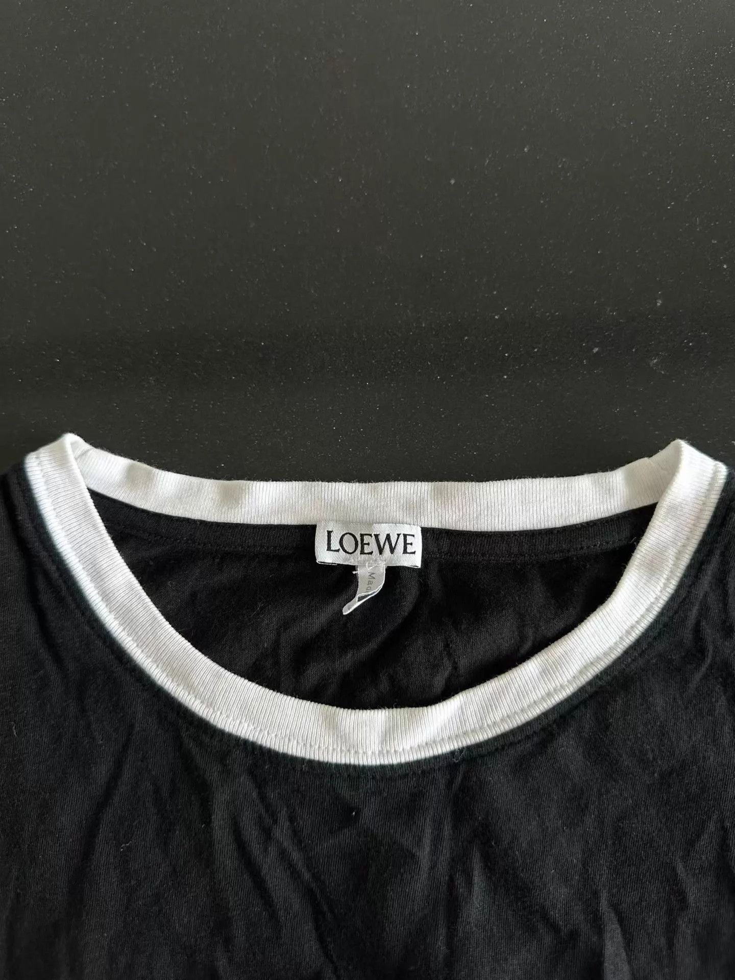 Loewe LOEWE Black & White Embroidered Short Sleeve S - New Size S / US 4 / IT 40 - 3 Thumbnail