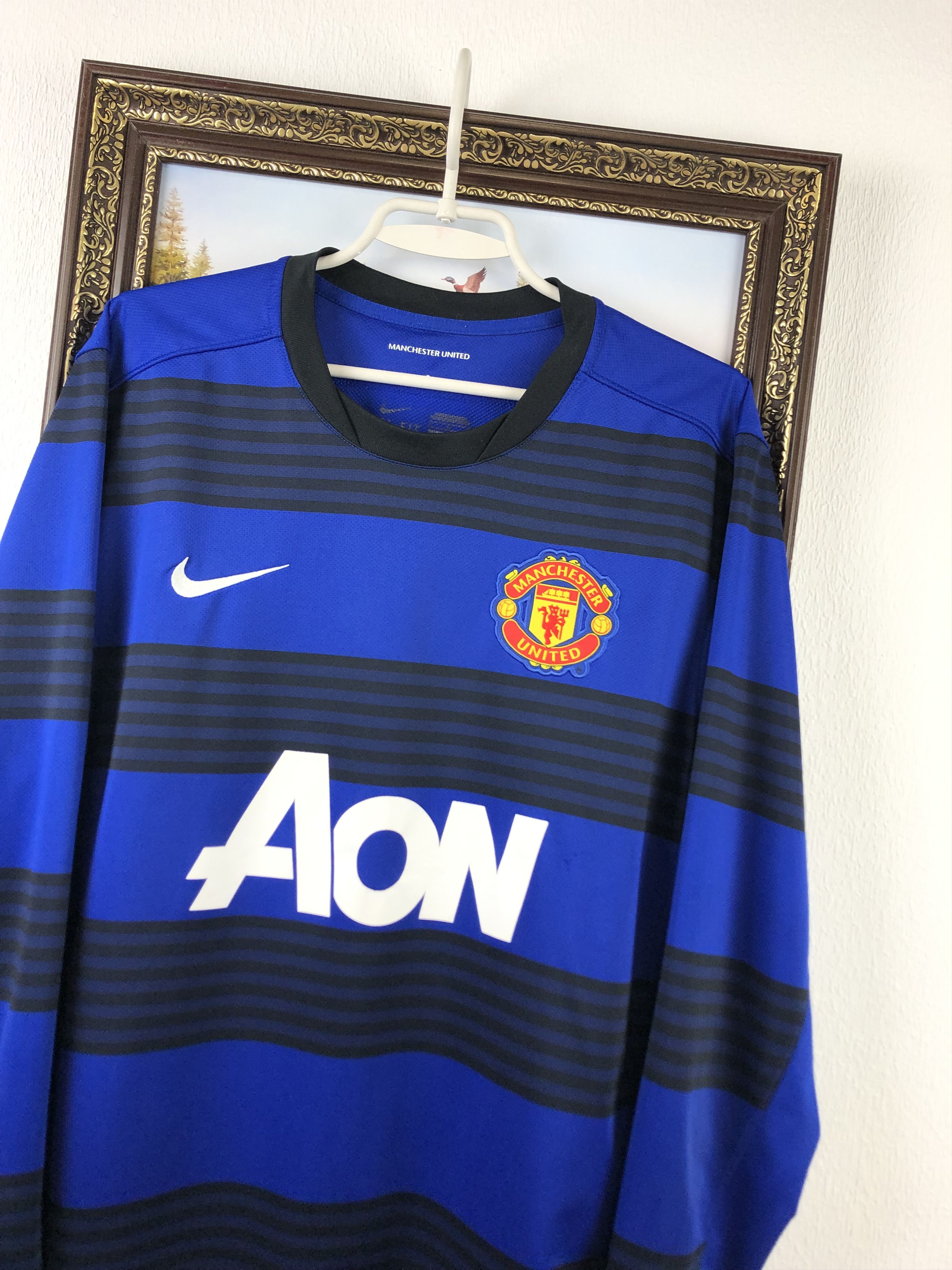 Nike × Vintage Manchester United shirt 2011 Soccer Nike Long Sleeve Jersey Size US L / EU 52-54 / 3 - 4 Thumbnail