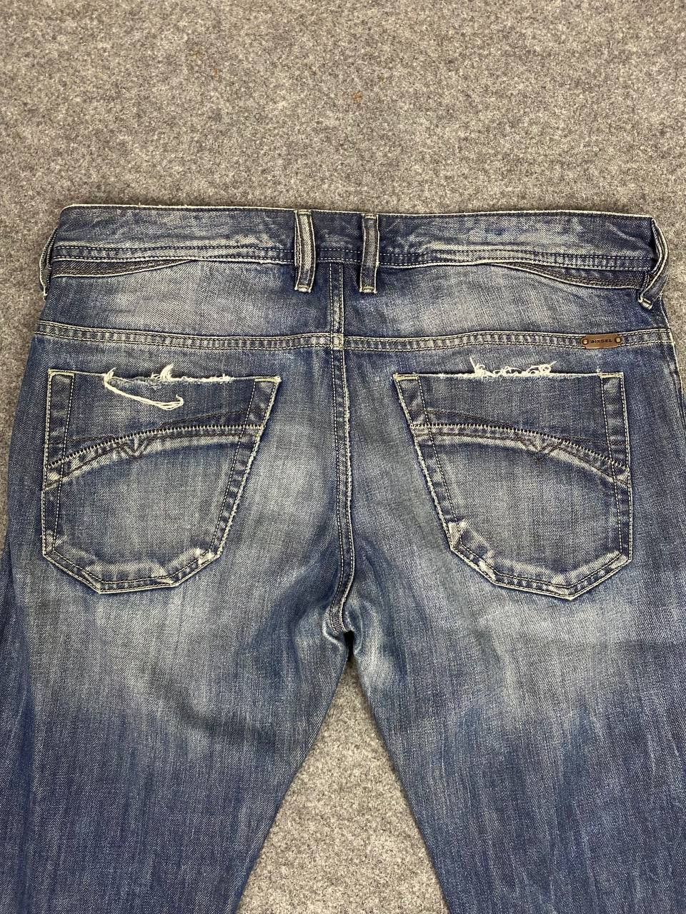 Diesel diesel regular slim tapered distressed denim nice design Size US 36 / EU 52 - 3 Thumbnail