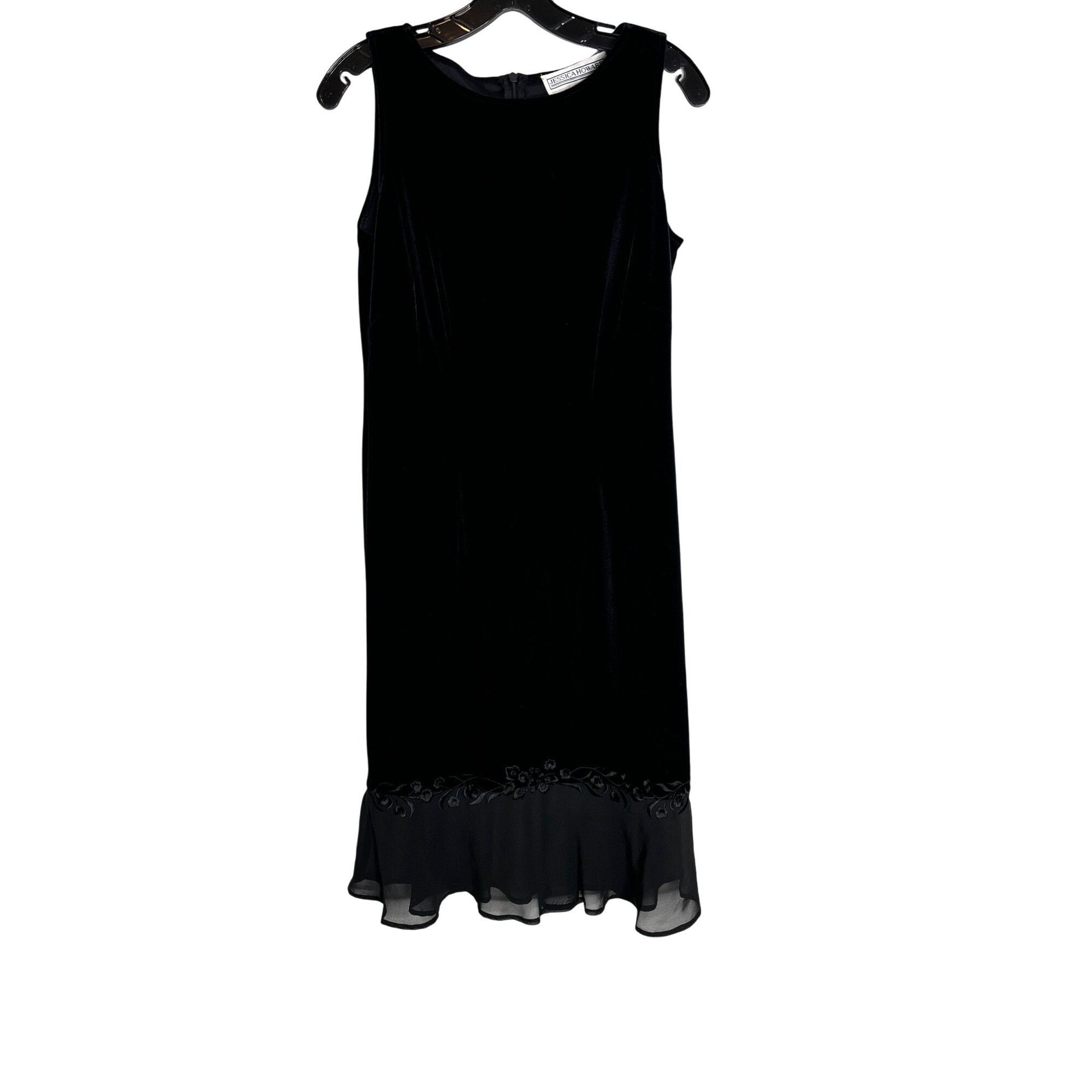 Vintage VINTAGE 90'S JESSICA HOWARD WOMEN'S BLACK VELVET COCKTAIL DR Size M / US 6-8 / IT 42-44 - 2 Thumbnail