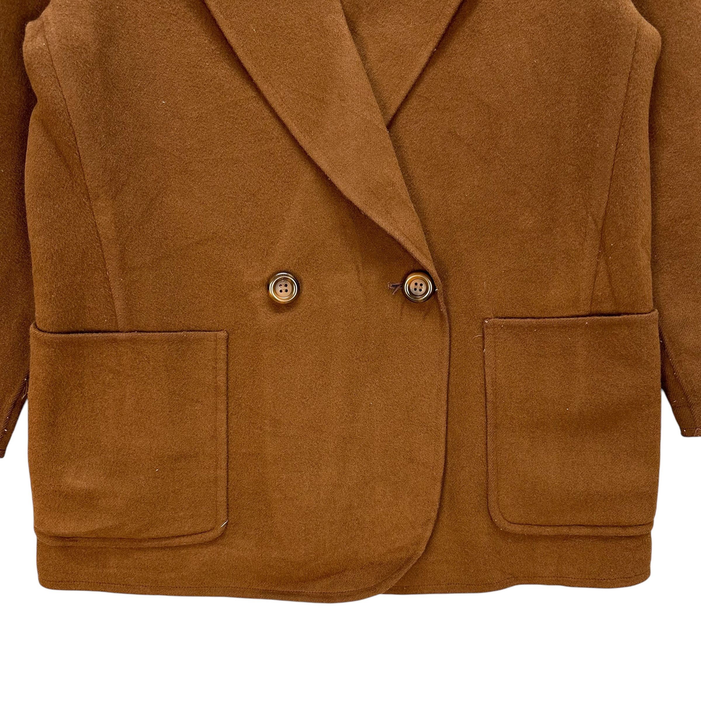 Burberry 90's BURBERRYS Double Breast Wool Coat #A63-1522 Size US M / EU 48-50 / 2 - 3 Thumbnail