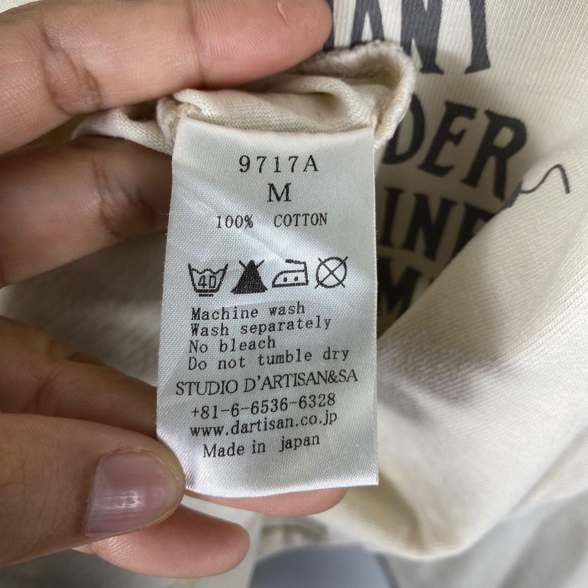 Studio D'Artisan Japanese Brand STUDIO D'ARTISAN Graphic Longsleeve Tee Shirt Size US M / EU 48-50 / 2 - 9 Thumbnail
