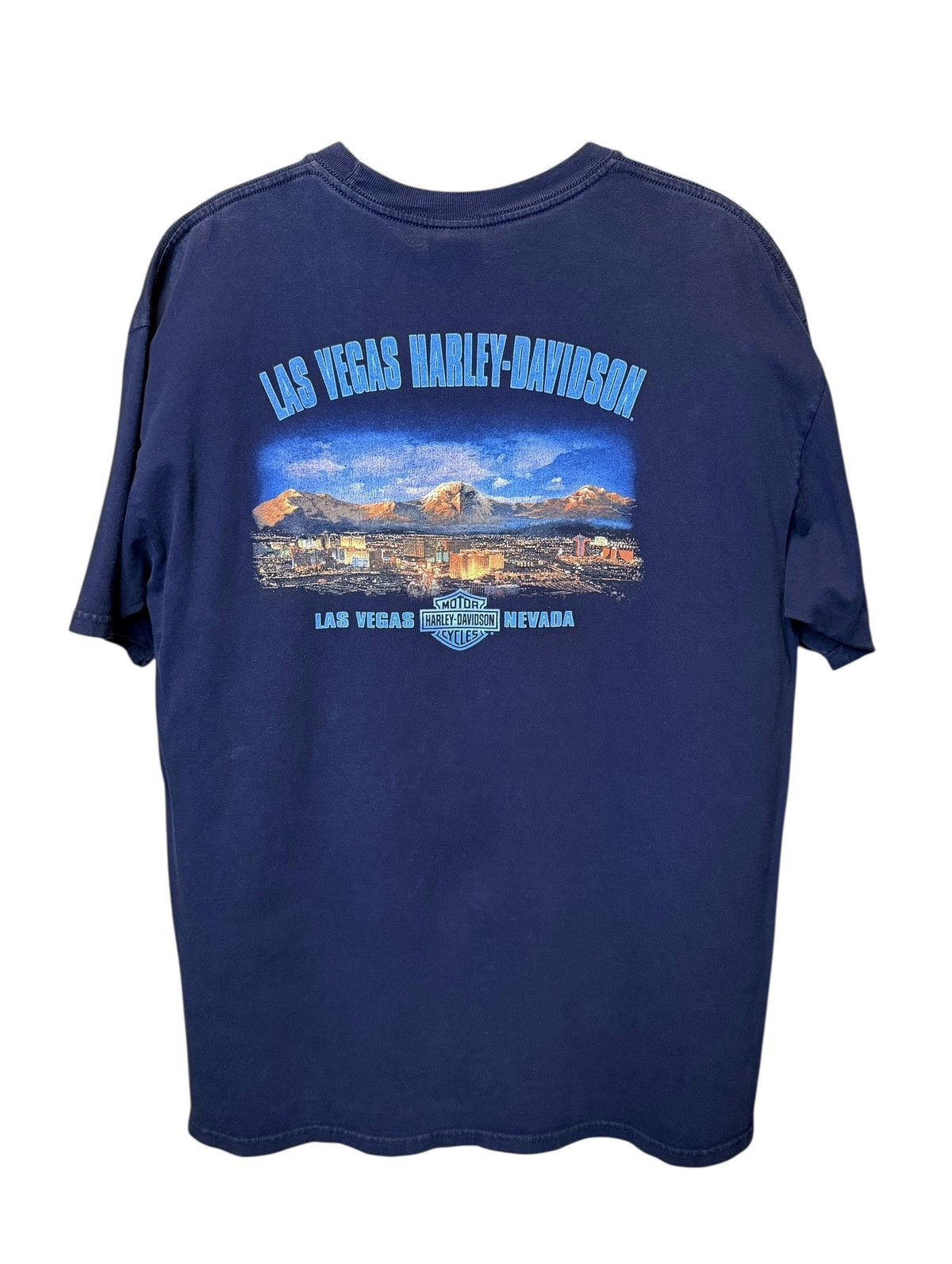 Harley Davidson 2003 Harley Davidson 'LV, Nevada' Biker T-Shirt, Size XL! Size US XL / EU 56 / 4 - 3 Thumbnail