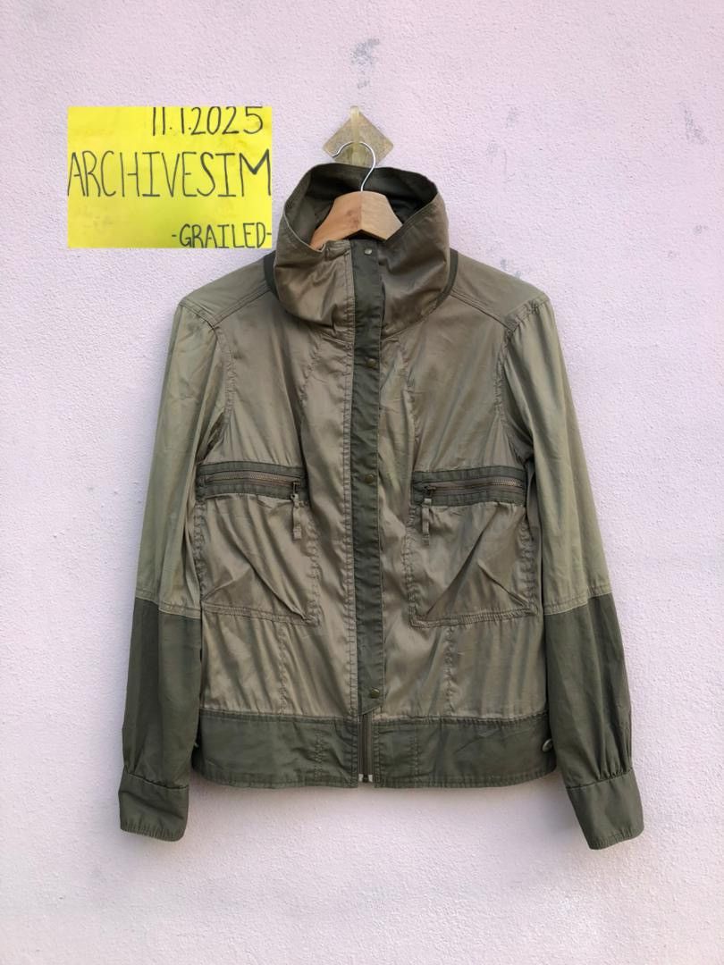 Issey Miyake 20020801PLST IM Two Tone Colour Military Style Jacket Size US S / EU 44-46 / 1 - 2 Thumbnail