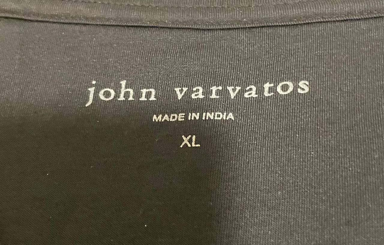 John Varvatos Peace Embroidery Tee Size US XL / EU 56 / 4 - 3 Thumbnail