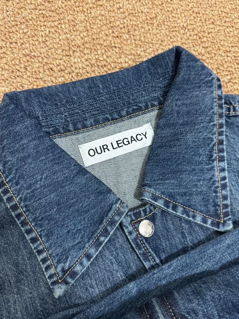 Our Legacy our legacy size 50 24fw denim jacket TRUCKER JACKET 2502-Ne Size US M / EU 48-50 / 2 - 2 Thumbnail