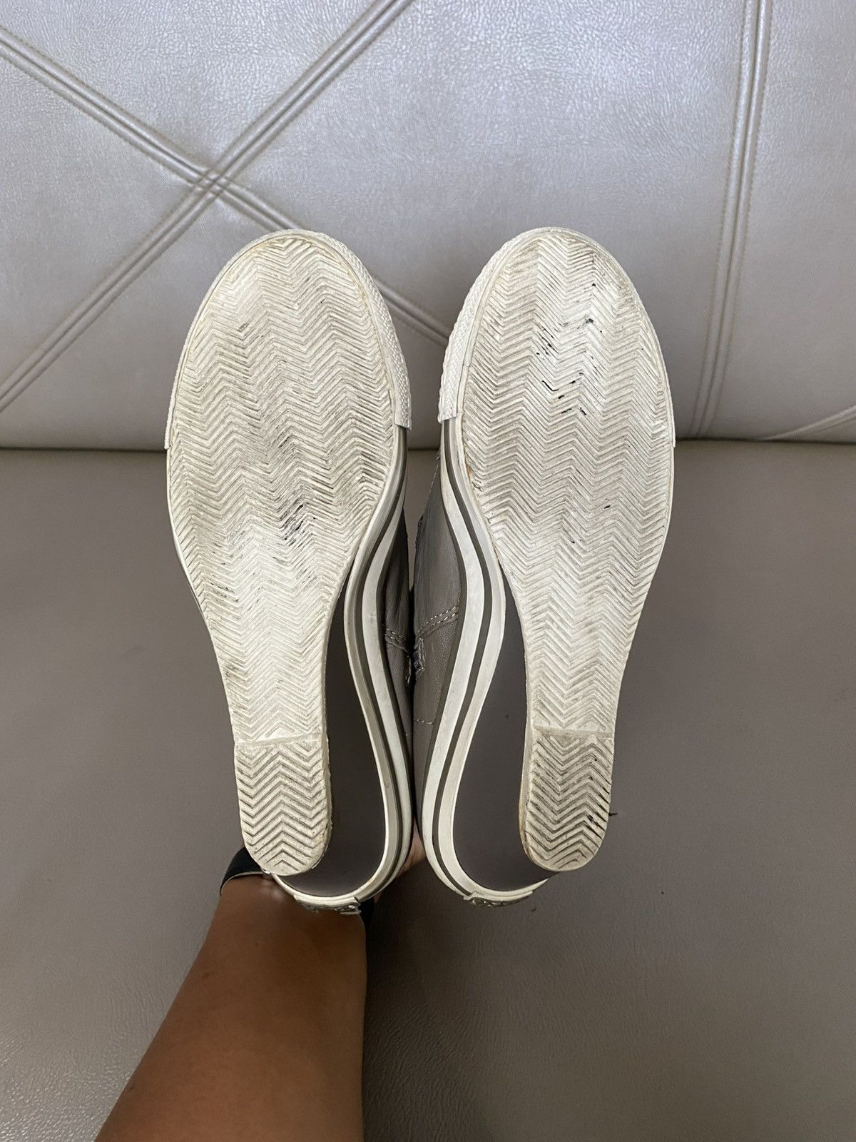 ASH ASH genial wedge taupe gray leather Size US 6 / IT 36 - 6 Thumbnail