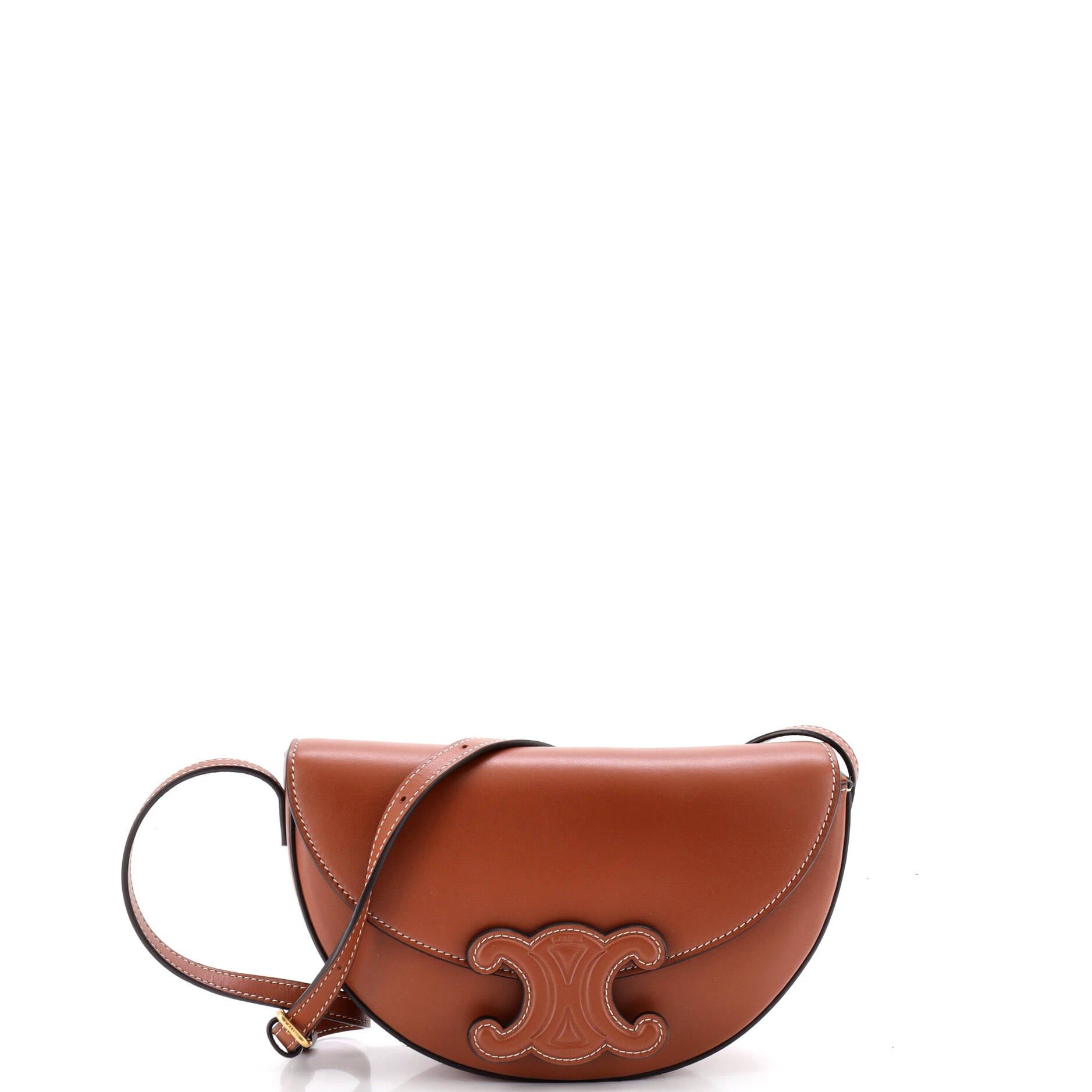 Celine Cuir Triomphe Besace Flap Bag Size ONE SIZE - 1 Thumbnail