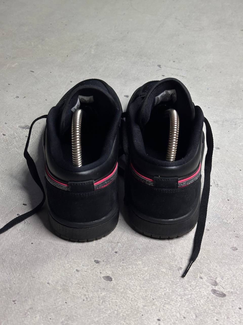 Jordan Brand Nike Air Jordan 1 Low Red Orbit Black Sneakers Limited Rare Size US 7.5 / IT 37.5 - 6 Thumbnail