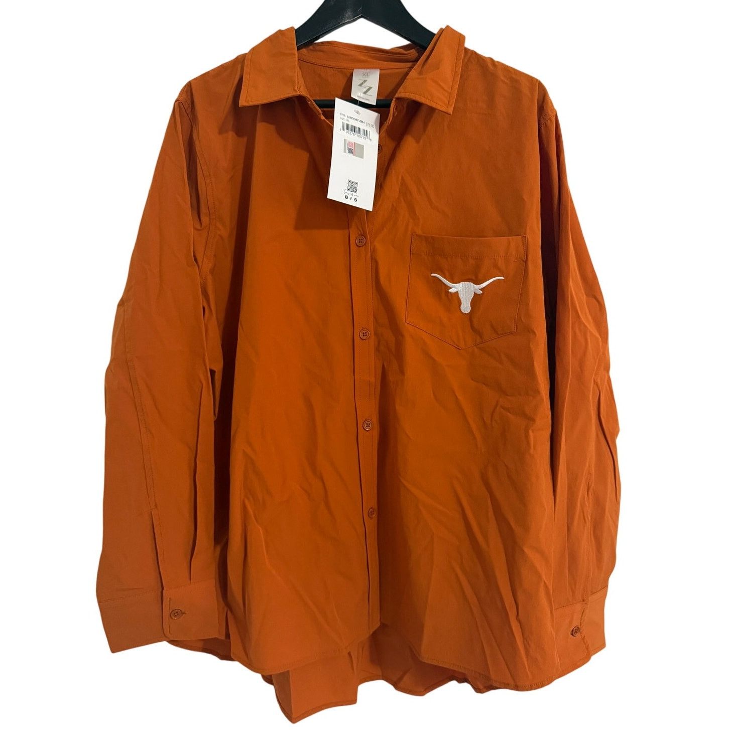 NCAA NWT Texas Longhorns Button-Up Shirt Men's Size XL Size US XL / EU 56 / 4 - 1 Thumbnail