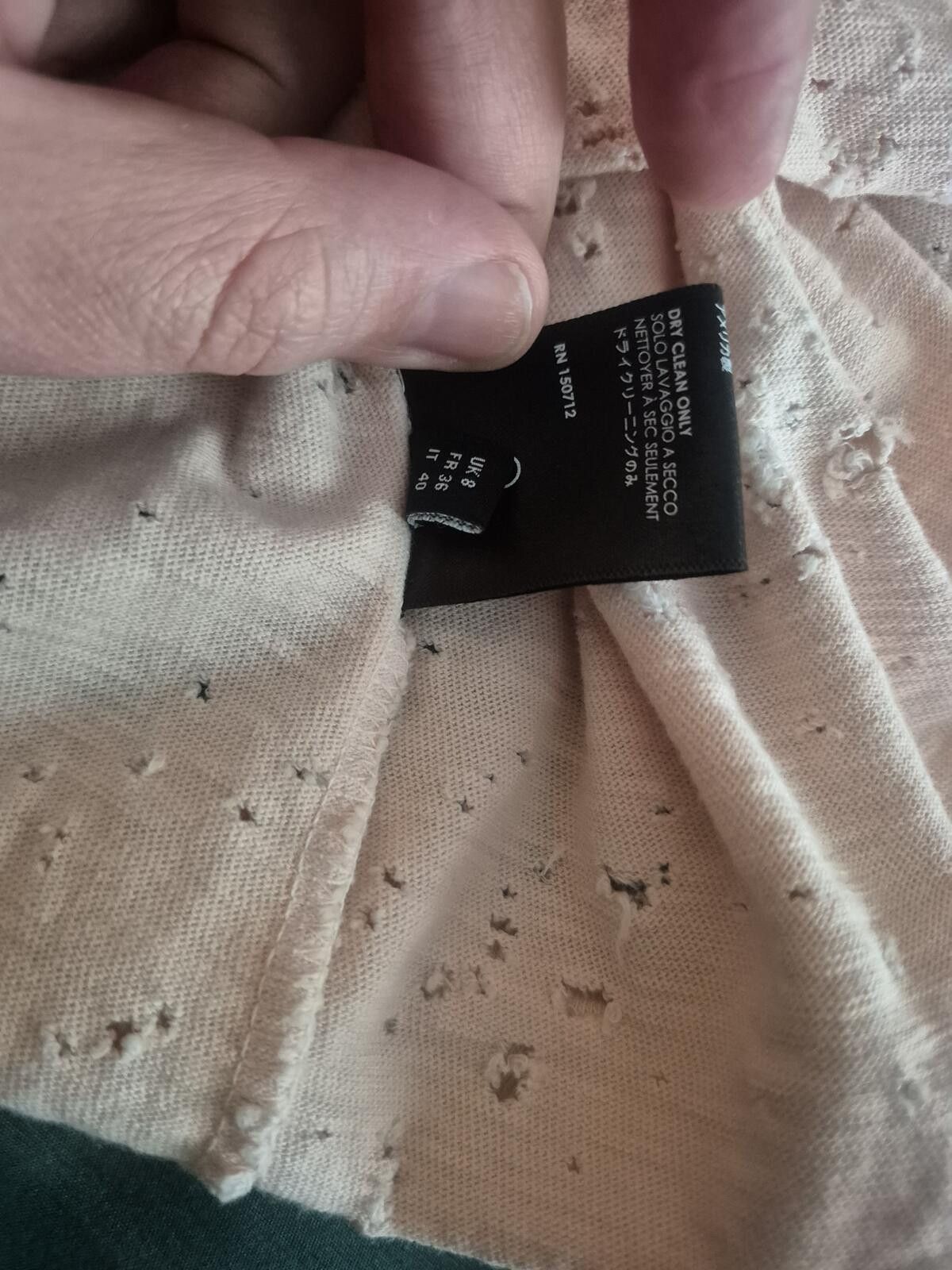 Amiri Amiri Womens Pink Shirt Size Small $350 MSRP Size ONE SIZE - 8 Thumbnail