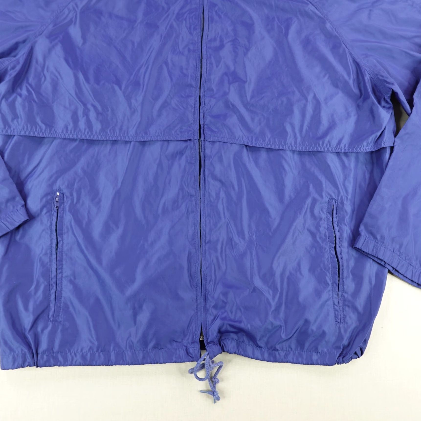 Vintage VINTAGE Woolrich Windbreaker Jacket Mens XL Royal Blue Lightweight Hooded 90s Outdoor Size US XL / EU 56 / 4 - 3 Thumbnail