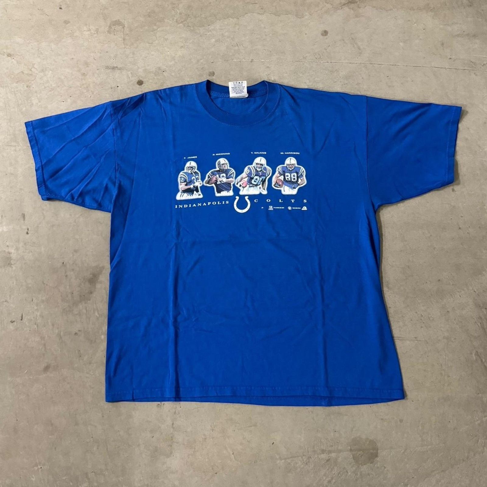 NFL Vintage 2000 Indianapolis Colts Player Tee Size US XXL / EU 58 / 5 - 1 Thumbnail