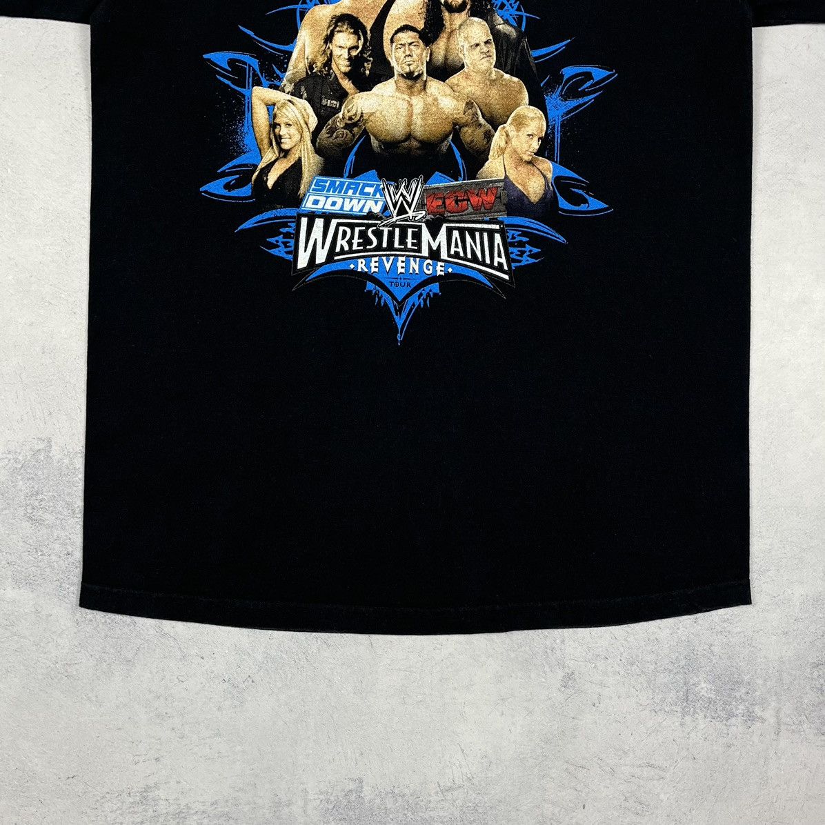 WWE Vintage SmackDown / ECW tour WWE tour tee 2008 Size US M / EU 48-50 / 2 - 4 Thumbnail