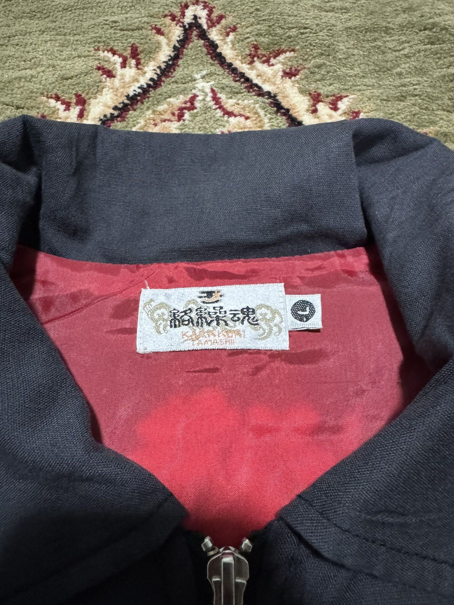 Japanese Brand Vintage Karakuri Tamashi Embroider Sukajan Tactical Jacket Size US L / EU 52-54 / 3 - 4 Thumbnail