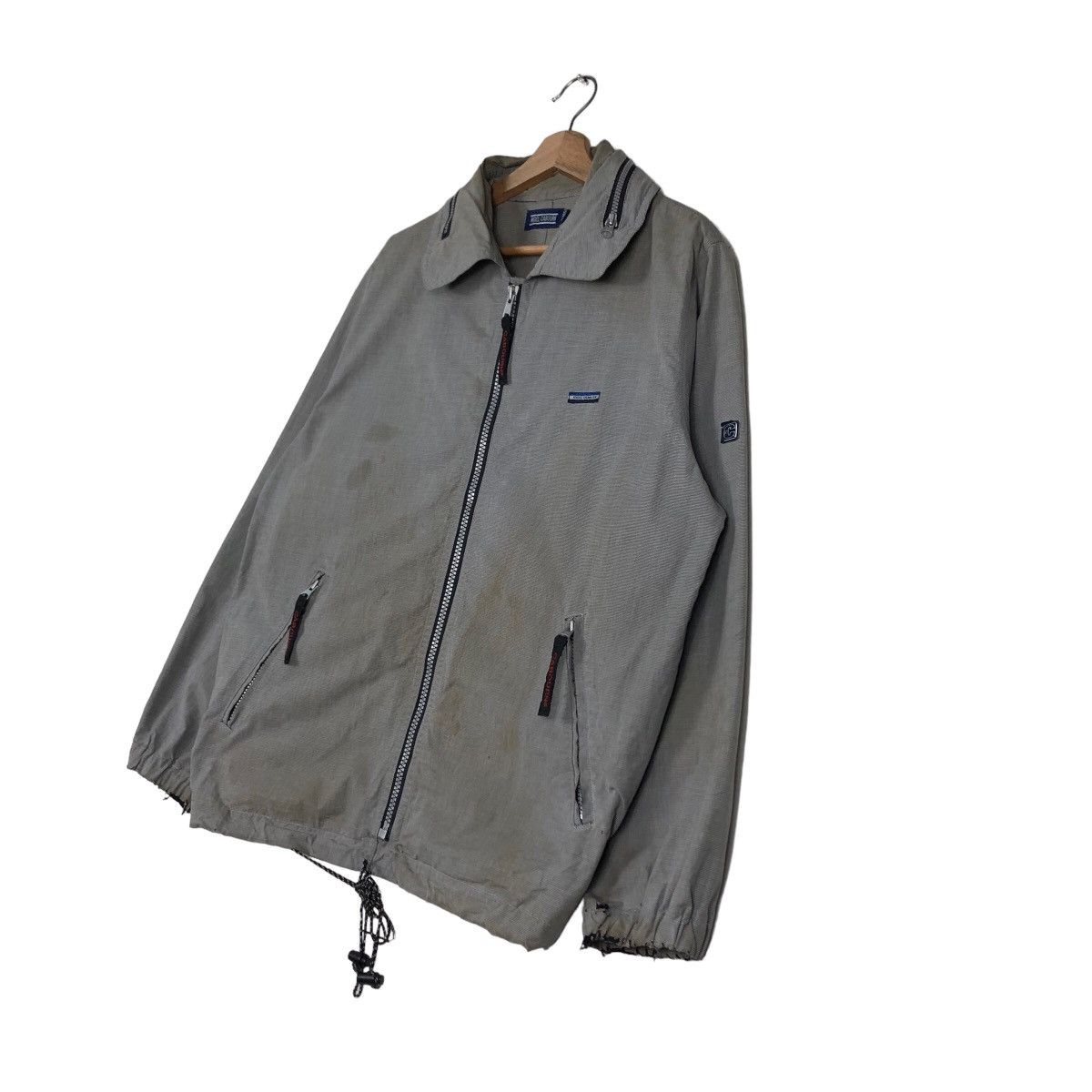 Japanese Brand 🔥Zipper Biker Jacket Distressed Rusty Design Nigel Cabourn Size US M / EU 48-50 / 2 - 2 Thumbnail