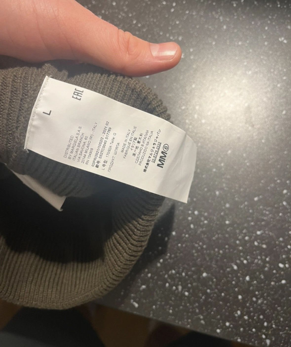 Maison Margiela Maison Margiela MM6 beanie hat knit unisex Size ONE SIZE - 4 Thumbnail