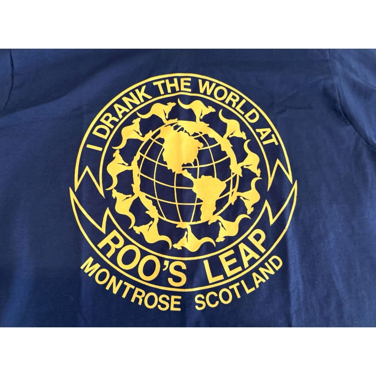 Vintage VINTAGE Screen Stars Best Shirt XL Blues Beer Graphic Print 90s Roo's Leap Montrose Scotland Men Mens Fits Crew Neck Short Sleeve Size US XL / EU 56 / 4 - 3 Thumbnail