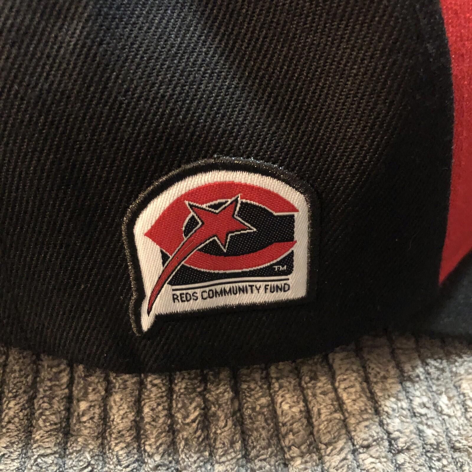 Designer Melonwear Hat Cincinnati Reds One Size Men's Red Size ONE SIZE - 5 Thumbnail