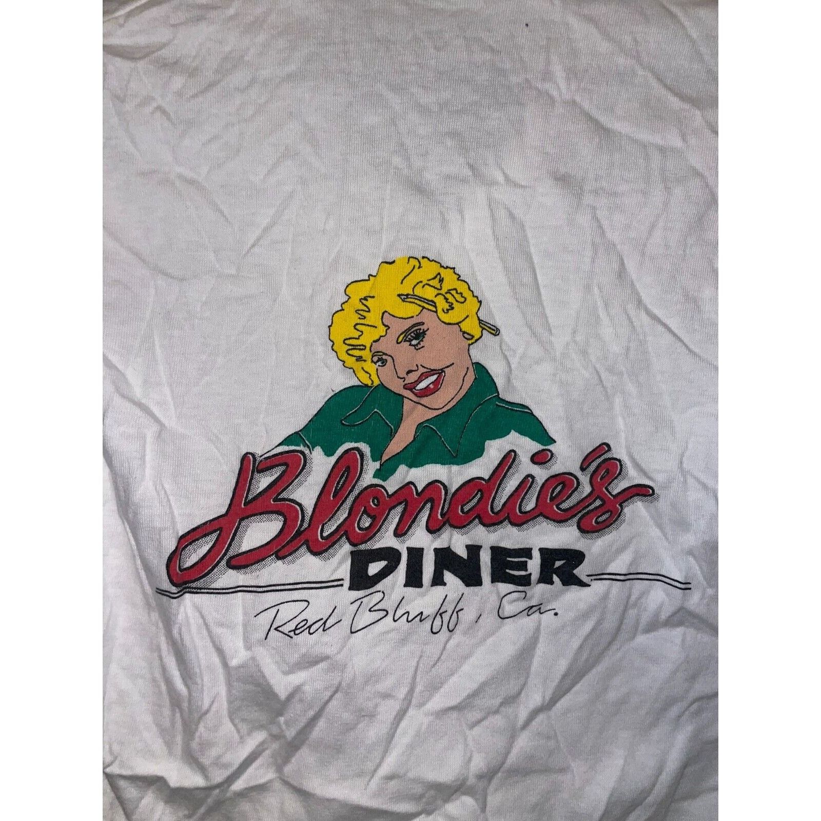 Vintage Vintage Polo Shirt Blondie's Diner Red Bluff California Tee Size US M / EU 48-50 / 2 - 5 Thumbnail