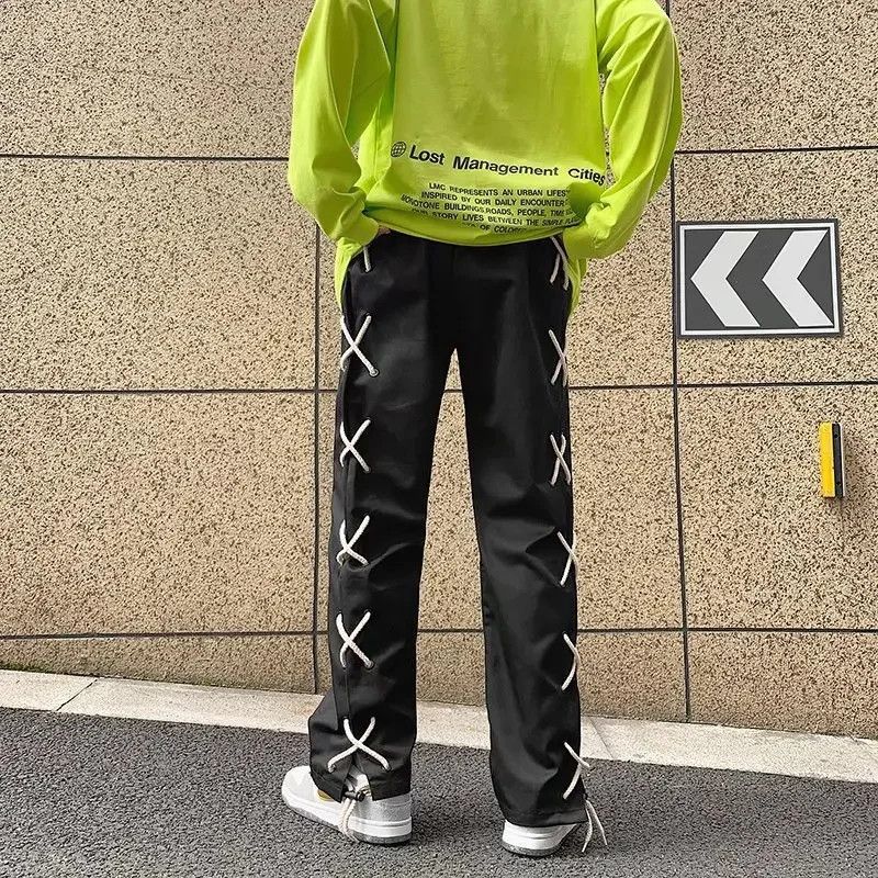 Japanese Brand × Vintage Men's Fashionable Straight-Leg Loose-Fit Casual Pants Size US 33 - 6 Thumbnail