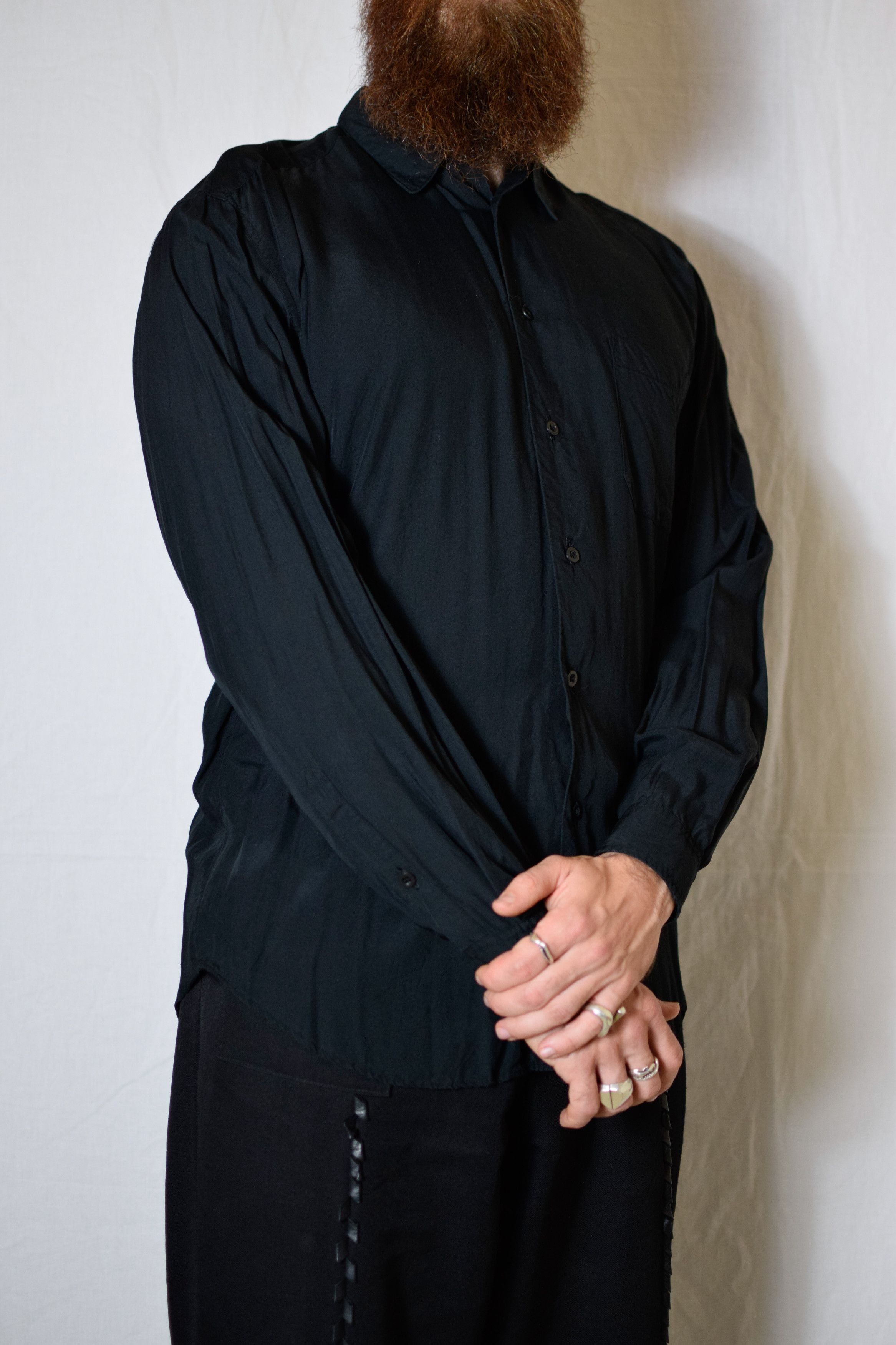 Yohji Yamamoto Yohji Yamamoto Costume d'Homme Rayon Shirt Size US M / EU 48-50 / 2 - 1 Thumbnail