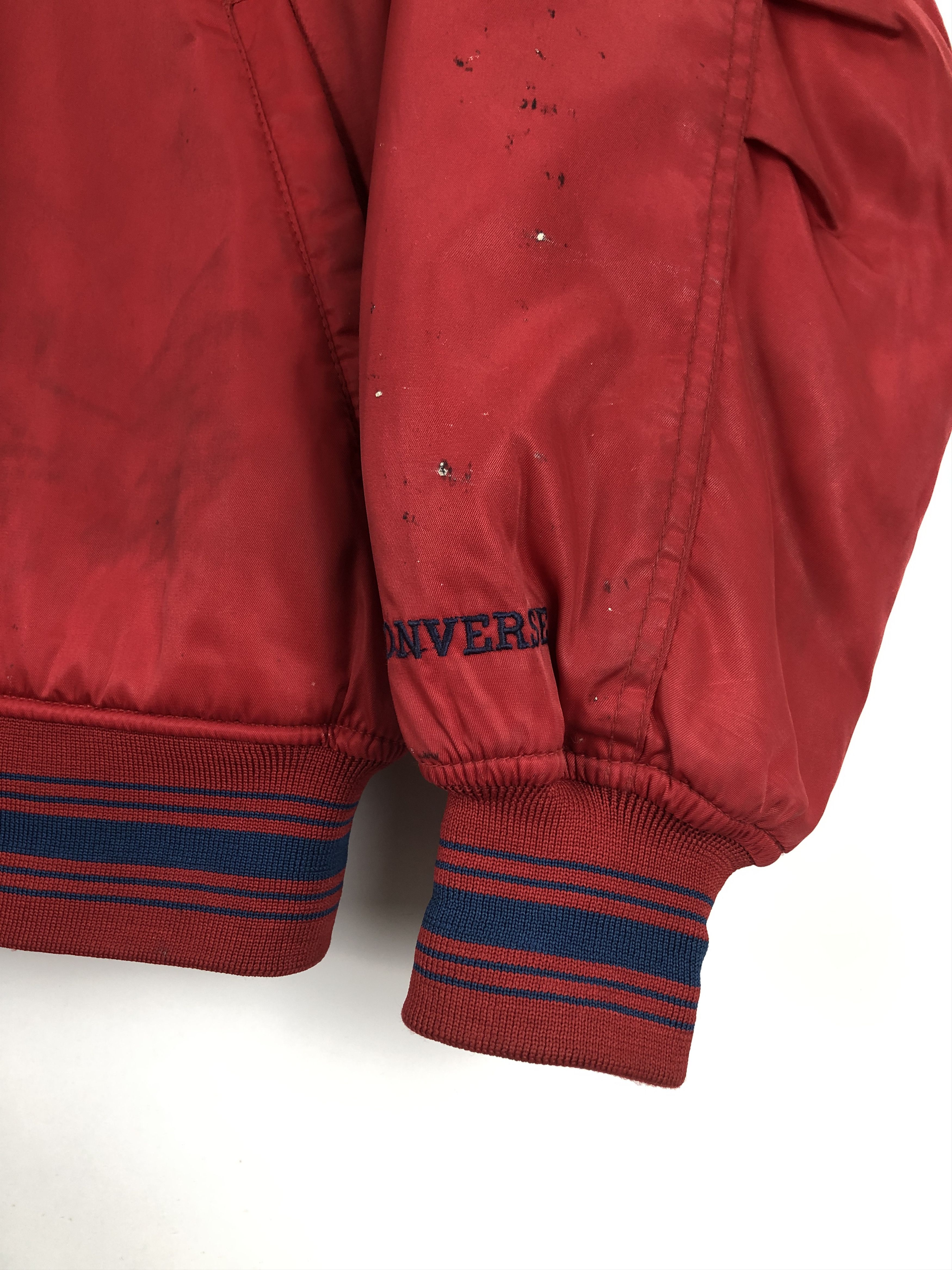 Converse Vintage 90s Converse All Star Bomber Big Logo Jacket J1713 Size US M / EU 48-50 / 2 - 8 Thumbnail
