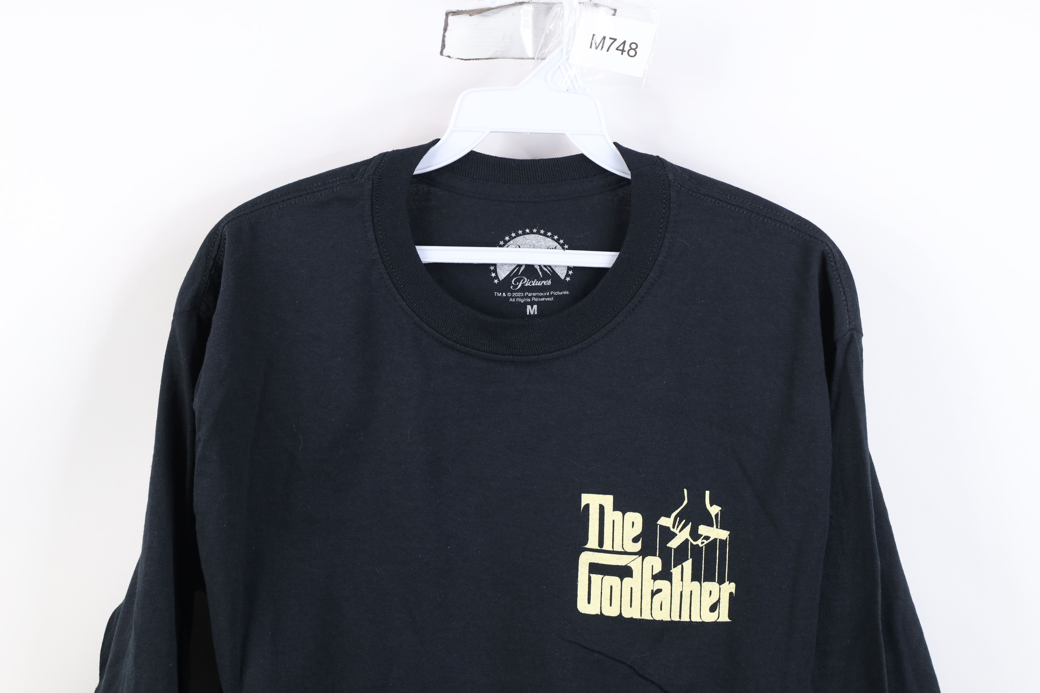 Vintage Y2K Streetwear The Godfather Movie Long Sleeve T-Shirt Black Size US M / EU 48-50 / 2 - 2 Thumbnail