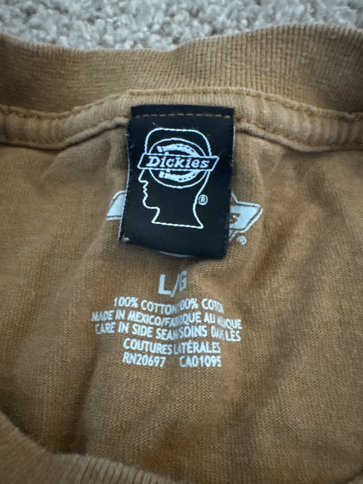Brain Dead × Dickies Brain Dead x Dickies Brown T-Shirt Size US L / EU 52-54 / 3 - 3 Thumbnail