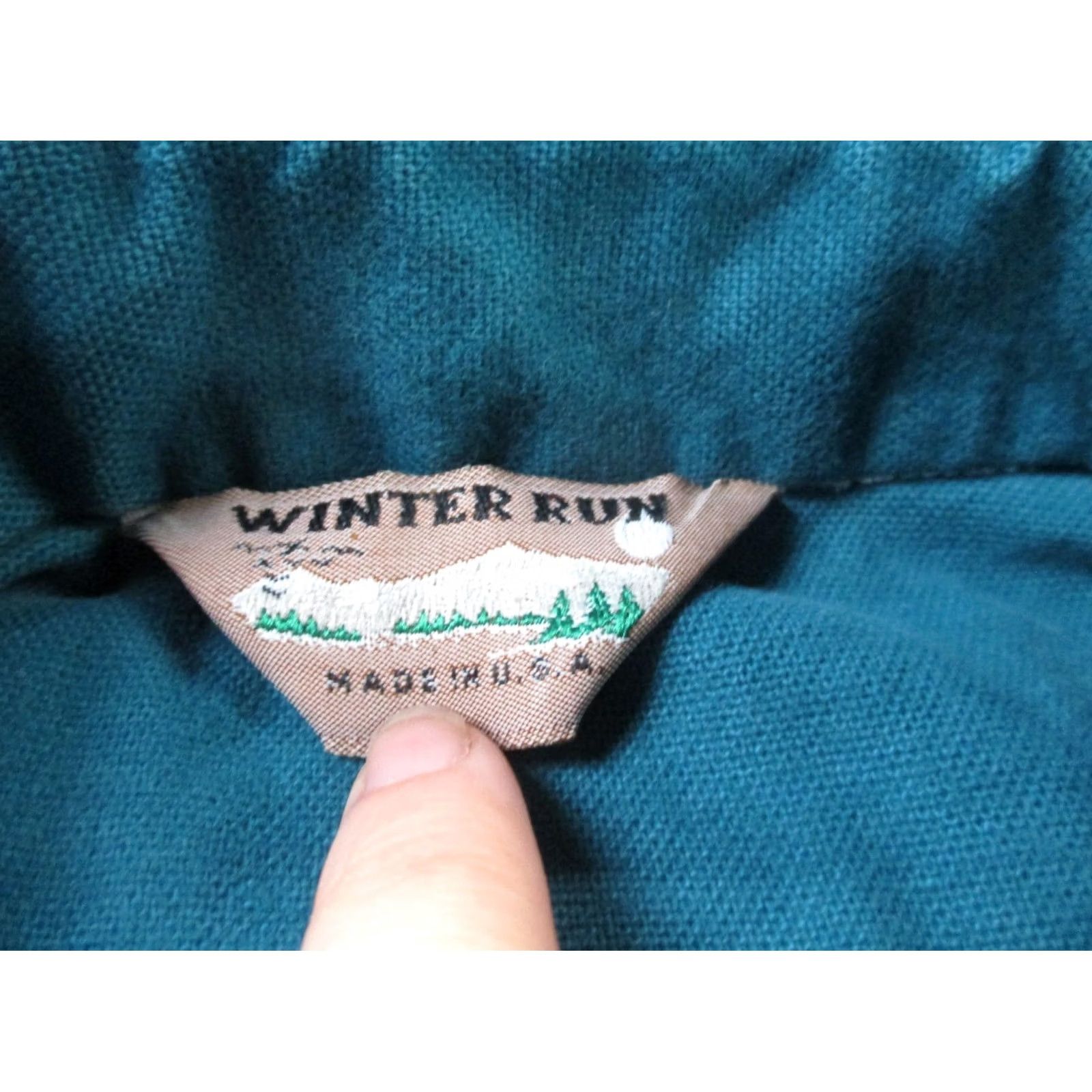 Vintage VINTAGE Winter Run Shirt Mens 2XL Canvas Heavy Work USA Made Duck Hunting Blue Cotton Canvas Button-Up with Pockets Size US XXL / EU 58 / 5 - 6 Thumbnail
