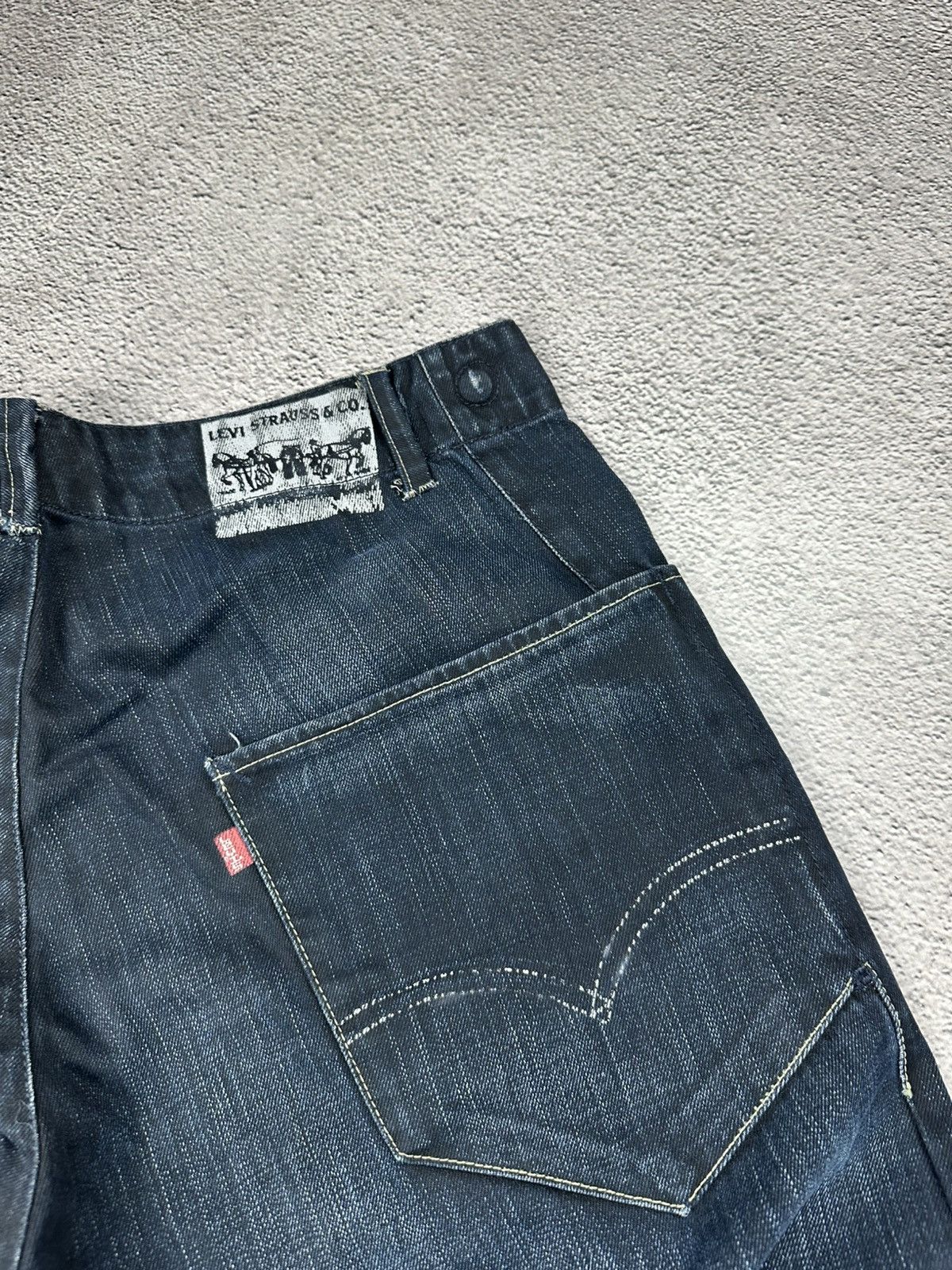 Levi's Vintage Clothing Rare Vintage Levi’s Engineered Denim Jeans Bootcut Baggy 90s Size US 36 / EU 52 - 6 Thumbnail