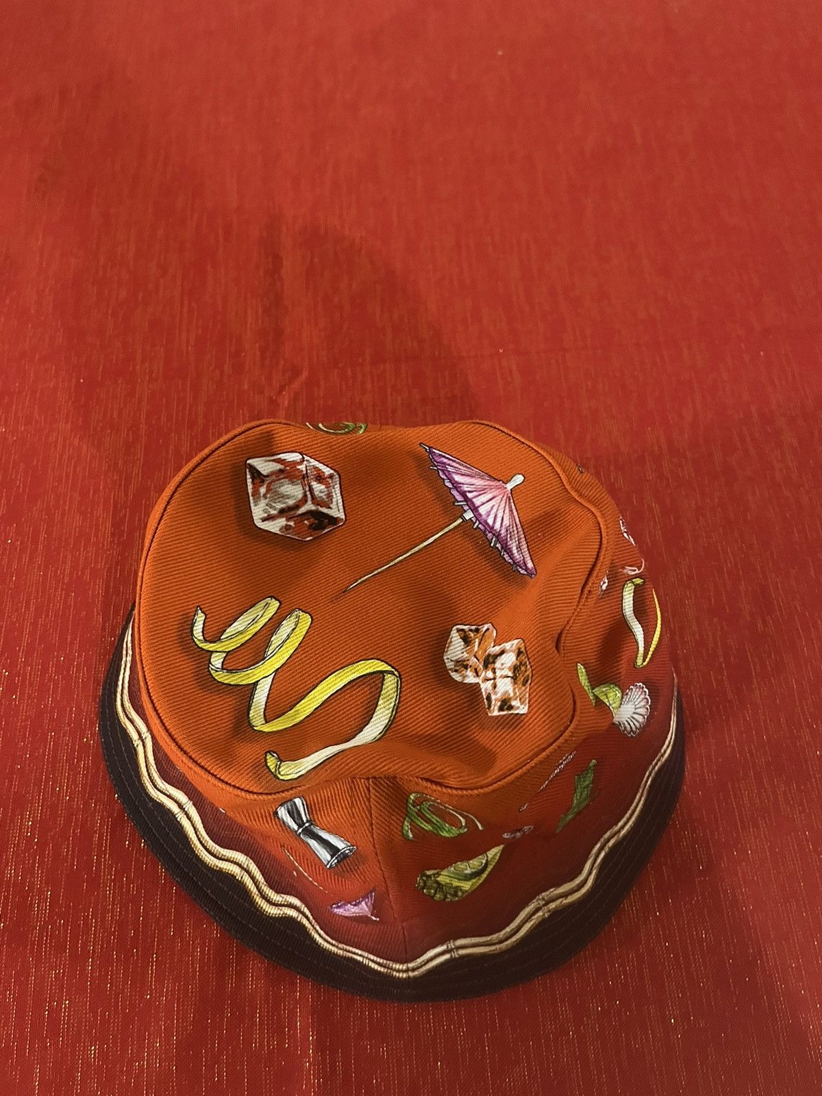 Casablanca Casablanca Printed Denim Bucket Hat Sz M/L Size ONE SIZE - 6 Thumbnail