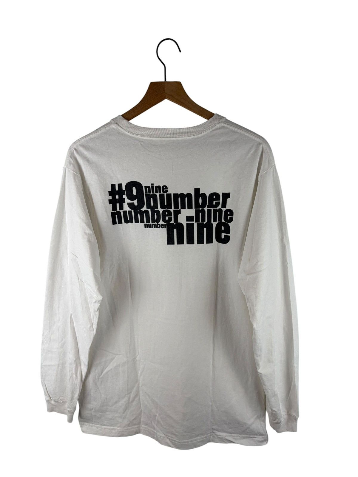 Number (N)ine Number Nine Logo Print L/S Tee Size US XL / EU 56 / 4 - 4 Thumbnail